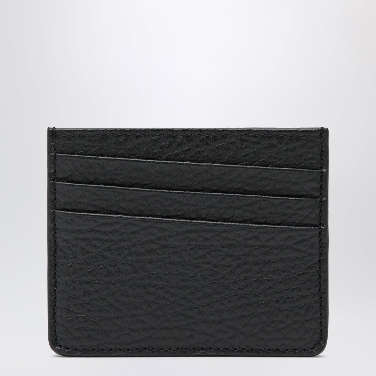 Maison Margiela Black Four Stitches Calfskin Card Holder Men MAISON MARGIELA