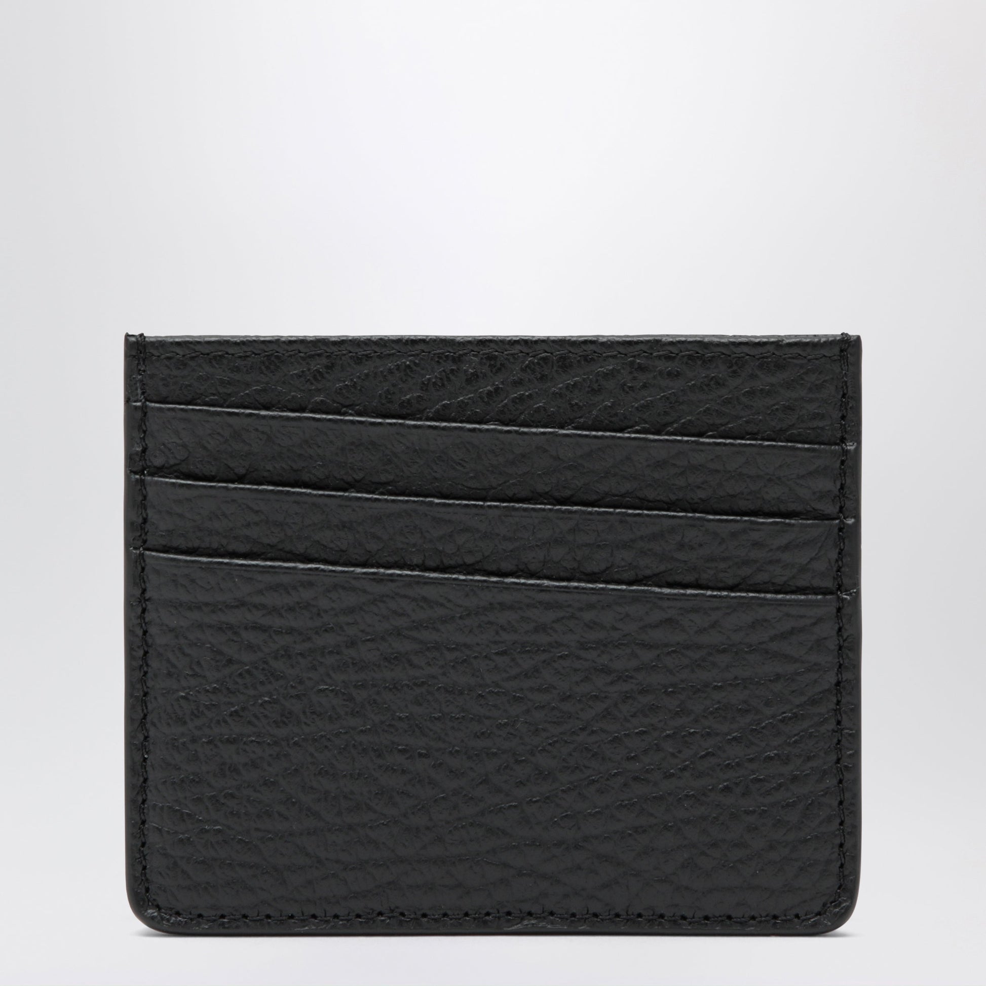 Maison Margiela Black Four Stitches Calfskin Card Holder Men MAISON MARGIELA