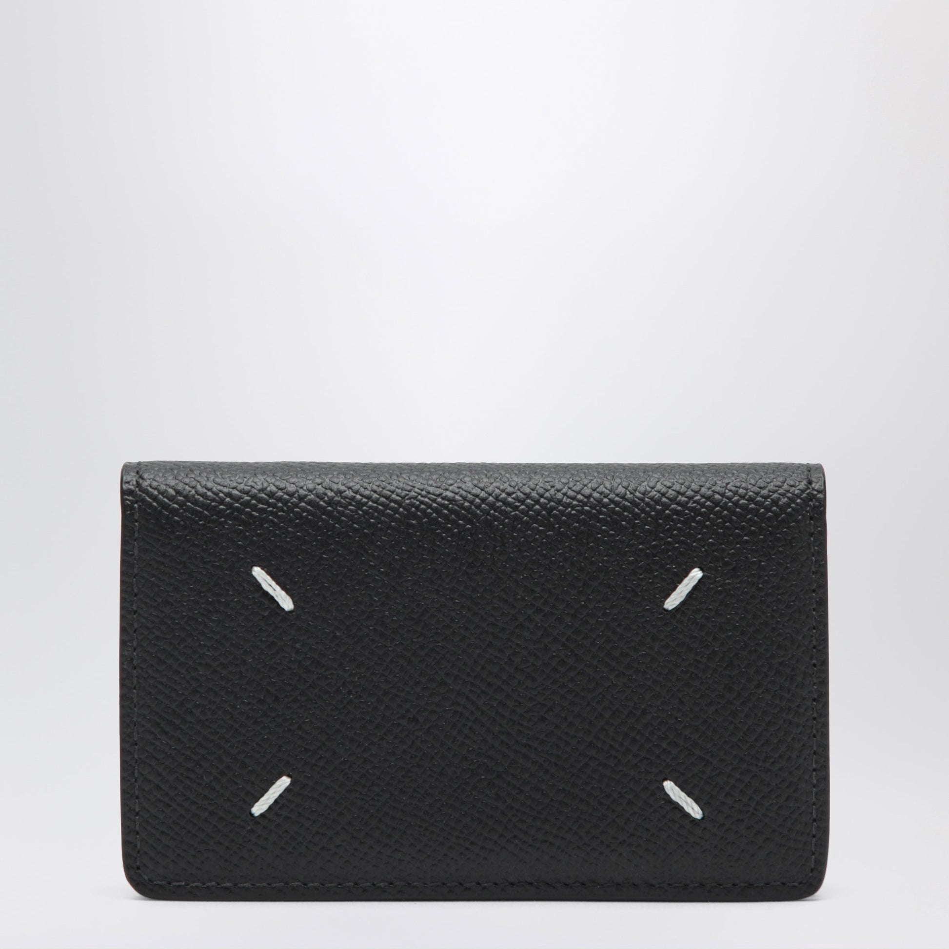Maison Margiela Black Leather Card Holder Women MAISON MARGIELA