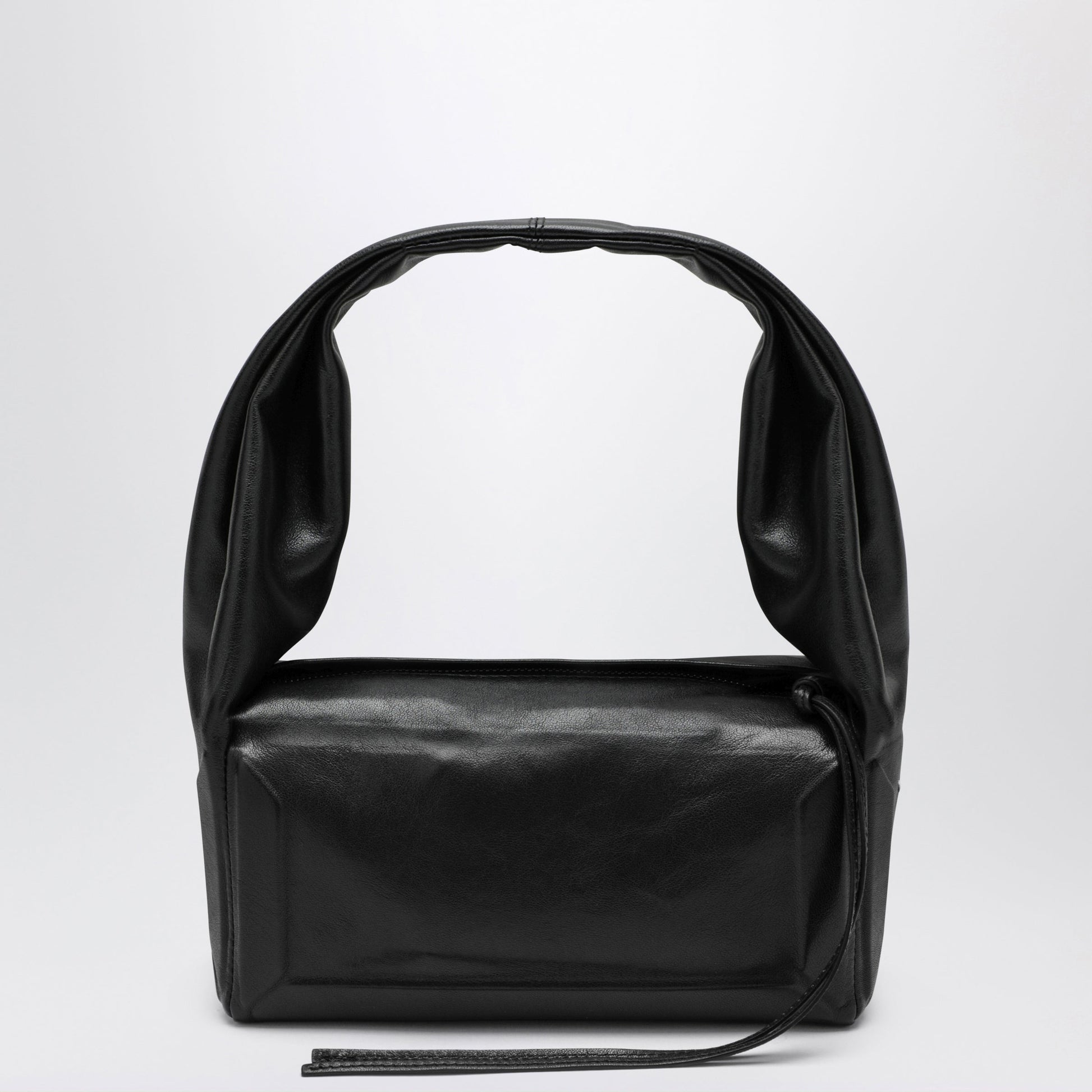 Maison Margiela Box East West Small Bag In Black Leather Women MAISON MARGIELA