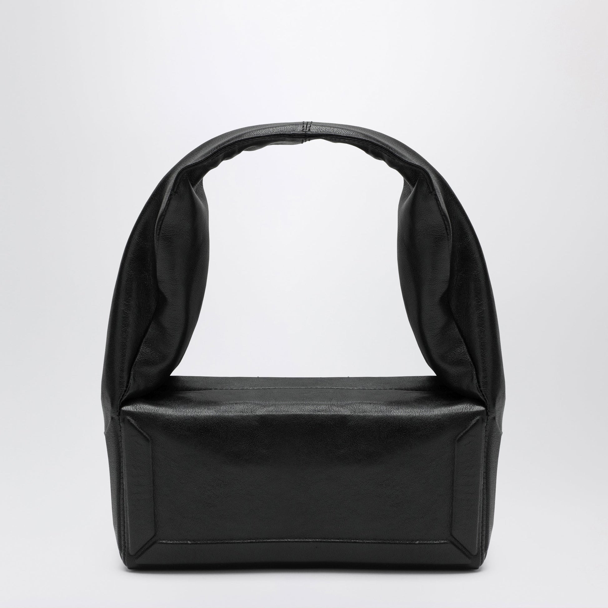 Maison Margiela Box East West Small Bag In Black Leather Women MAISON MARGIELA