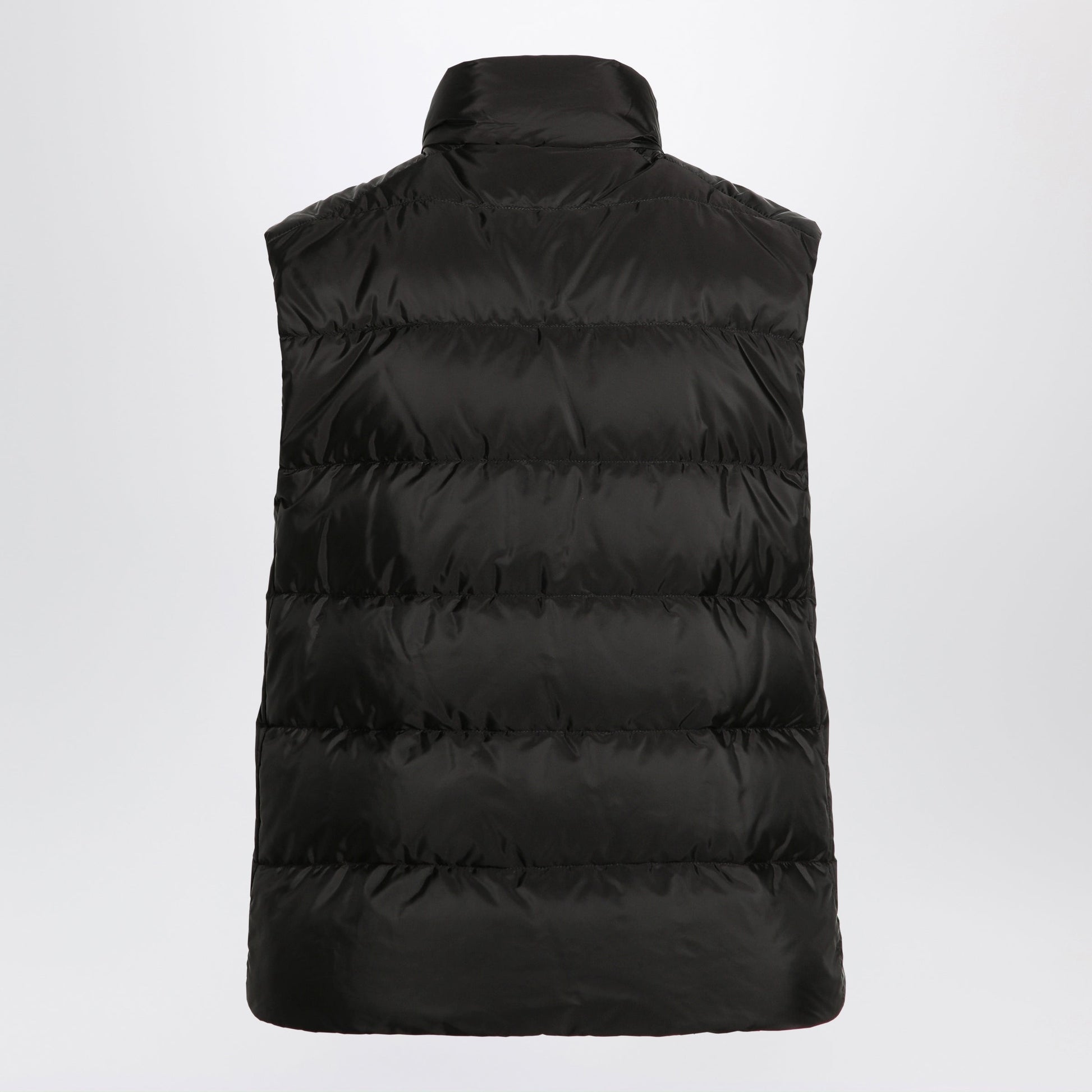 Prada Black Padded Vest In Re-Nylon Men PRADA