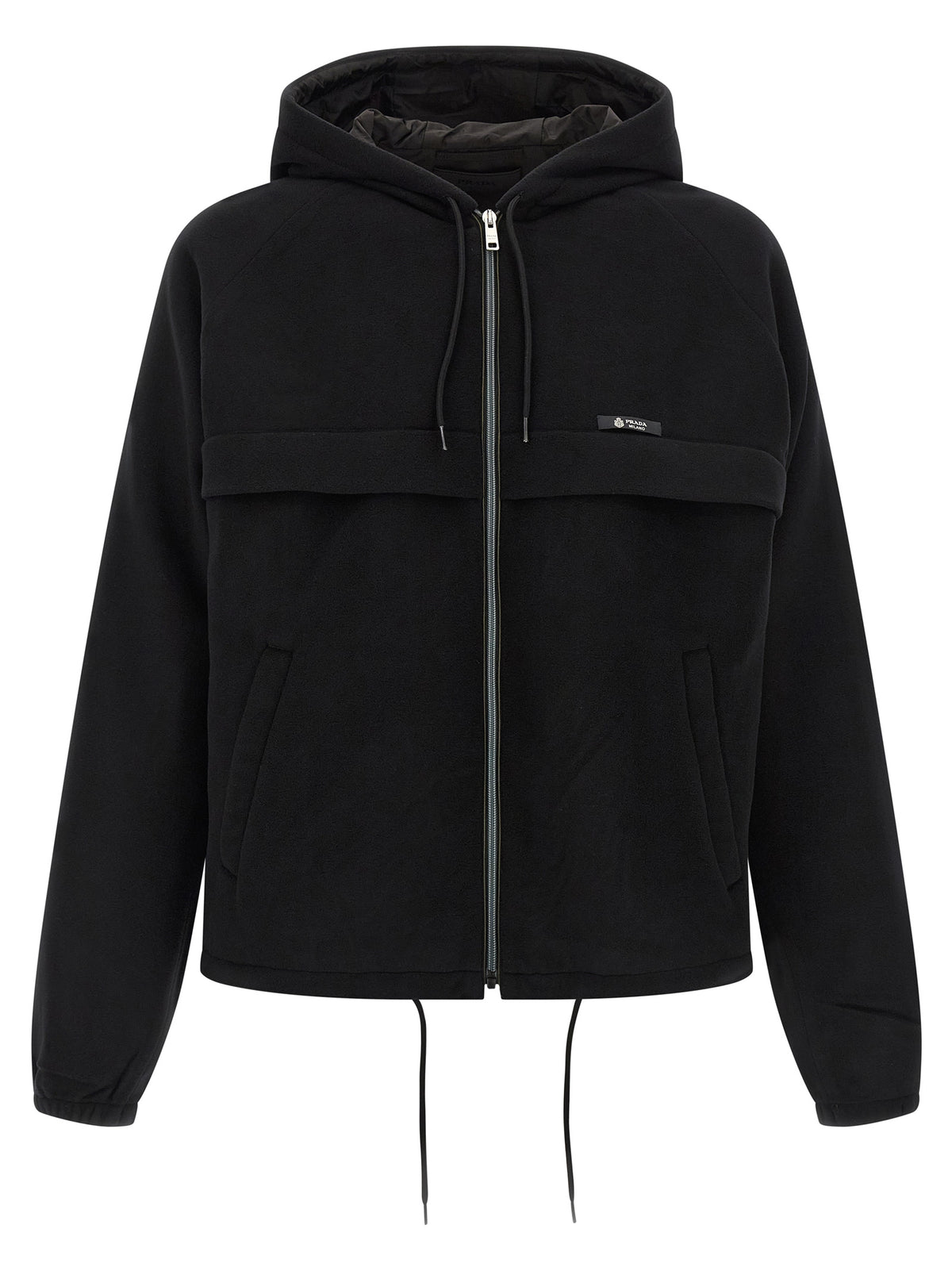 Prada Men Pile Tec Hooded Jacket PRADA