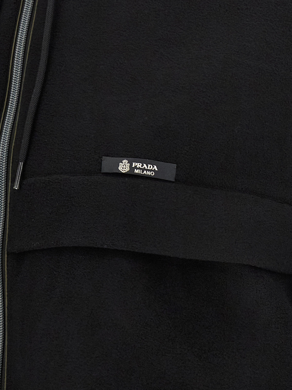 Prada Men Pile Tec Hooded Jacket PRADA