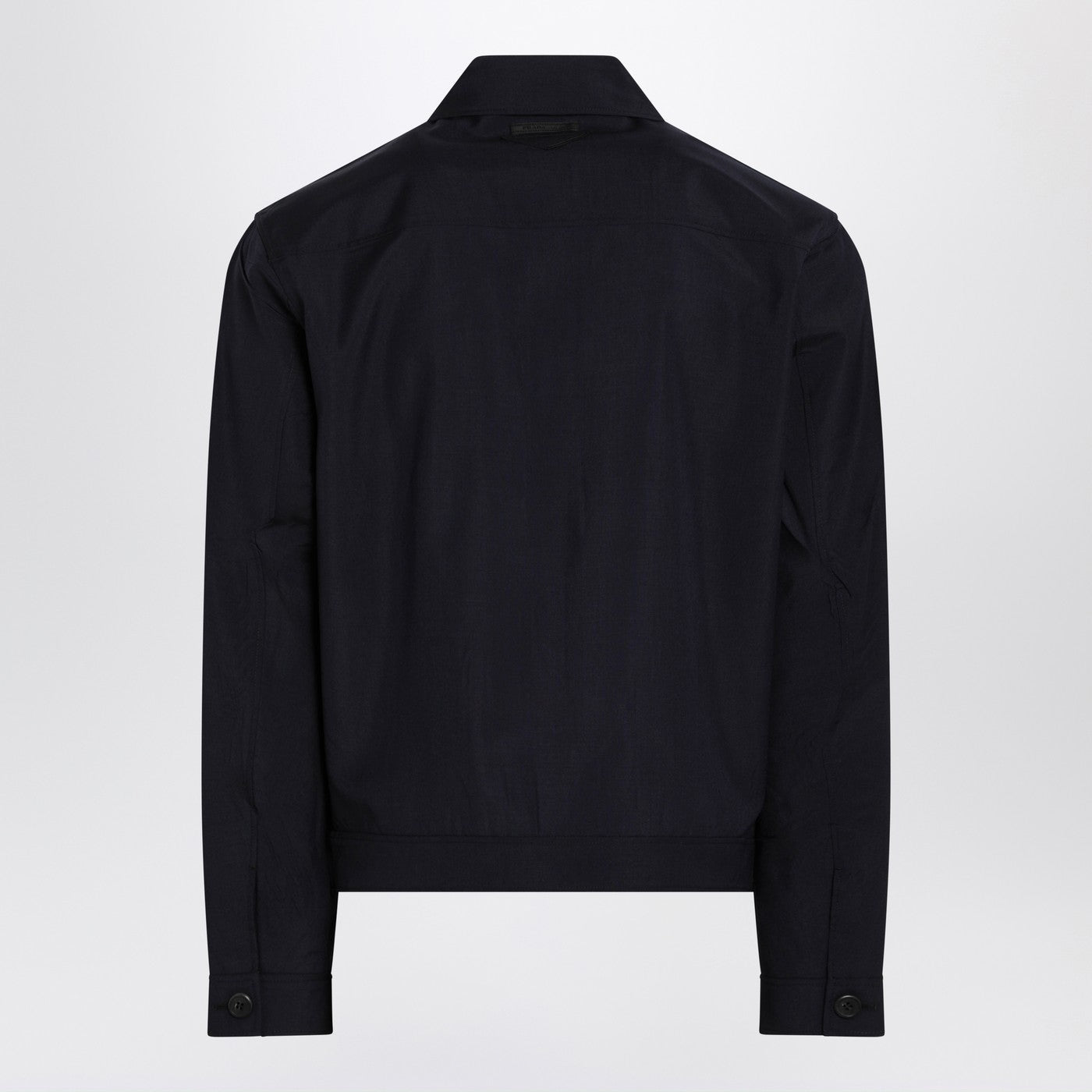 Prada Blue Wool And Mohair Jacket Men PRADA