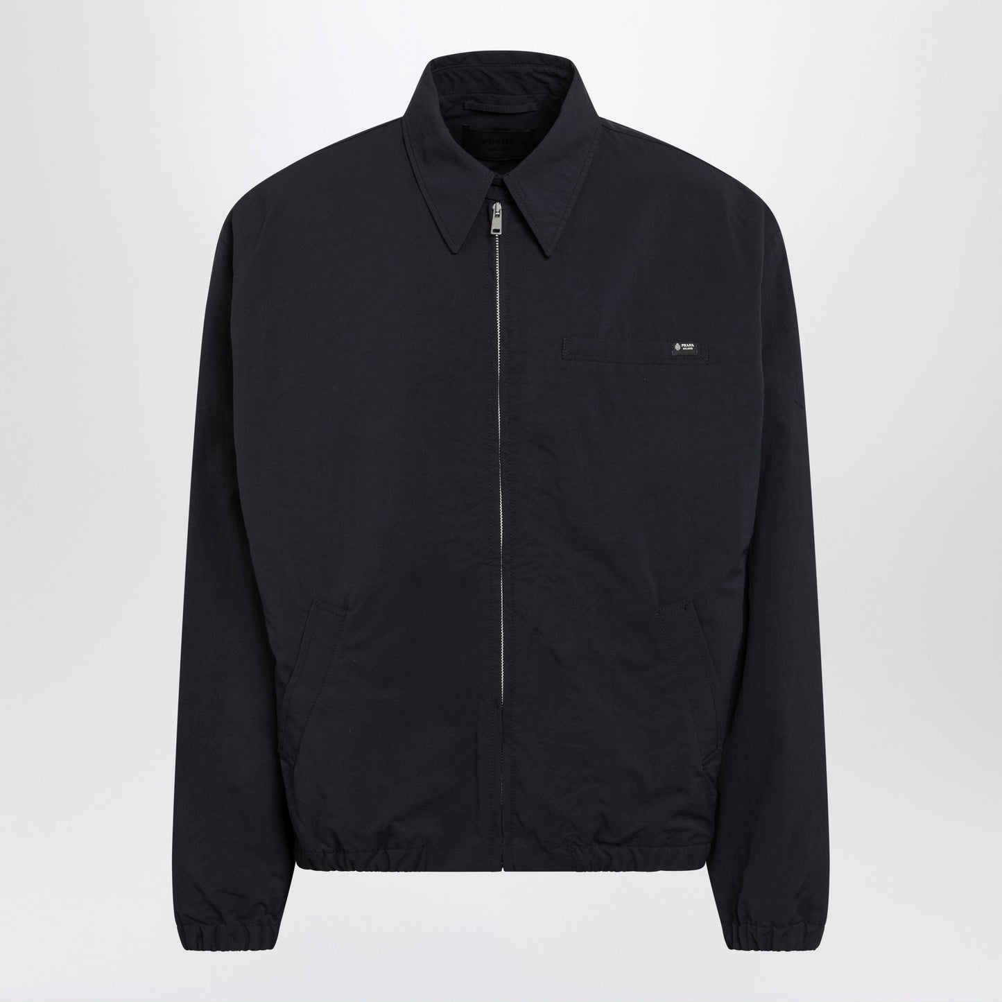 Prada Blue Blouson In Technical Fabric Men PRADA