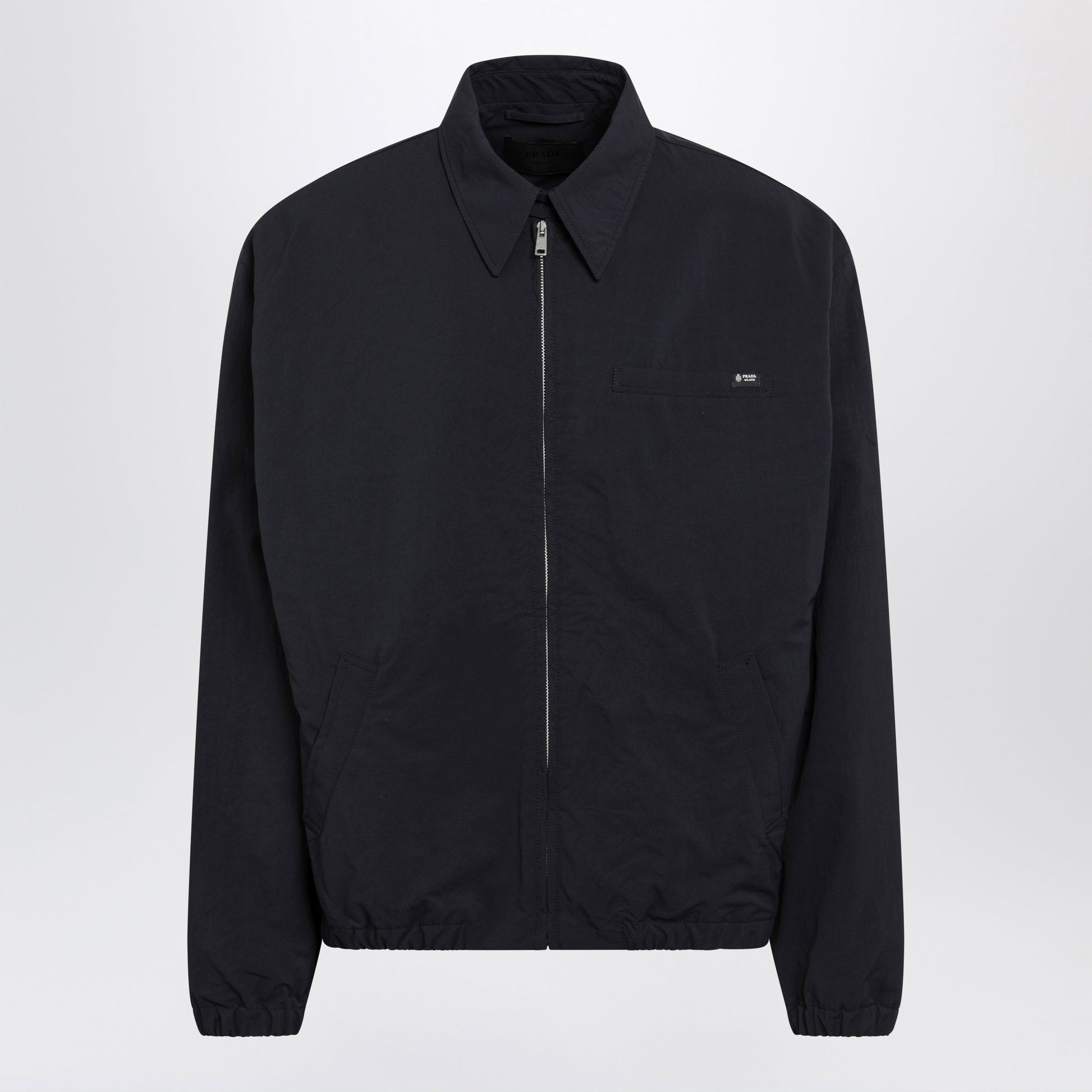 Prada Blue Blouson In Technical Fabric Men PRADA