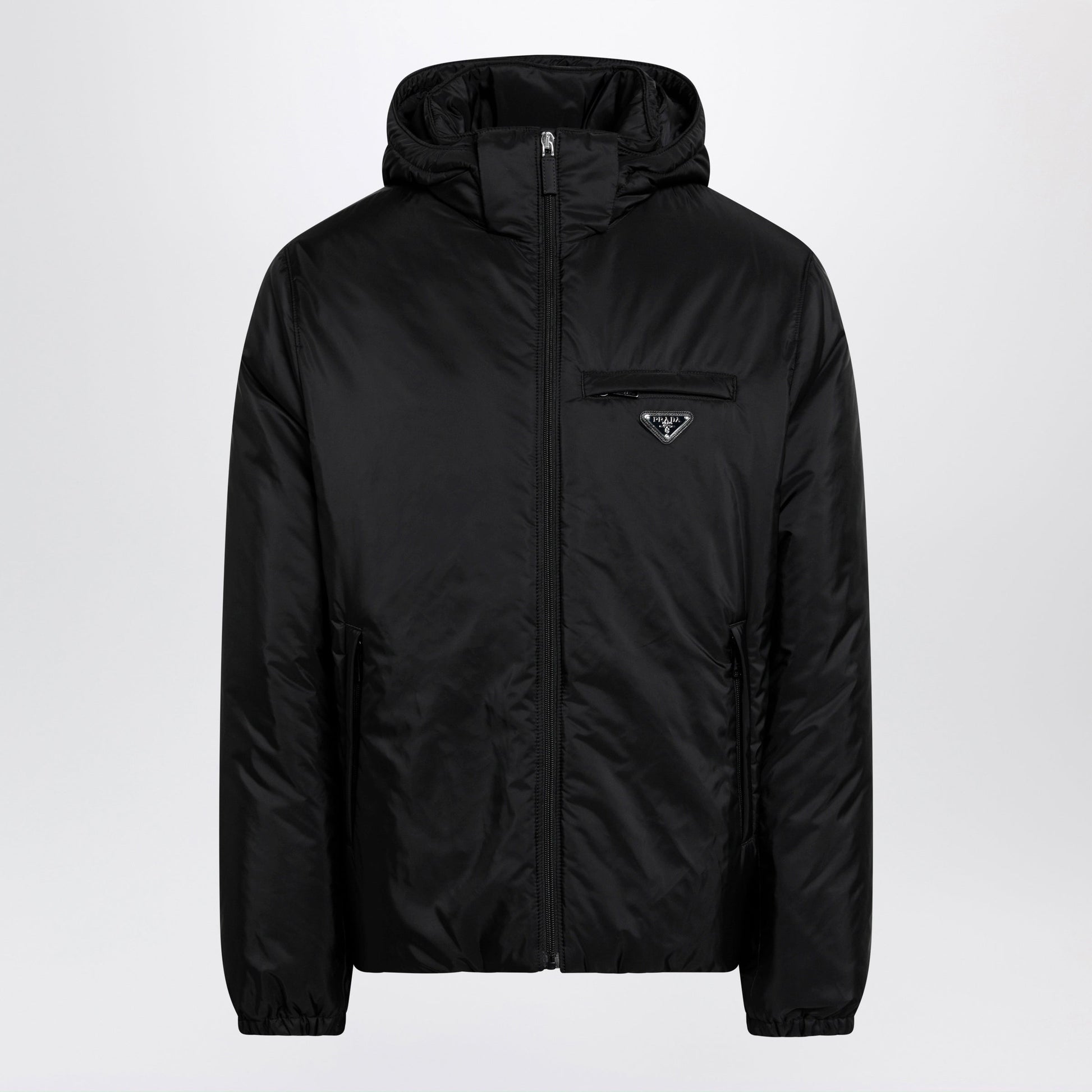 Prada Black Re-Nylon Down Jacket Men PRADA