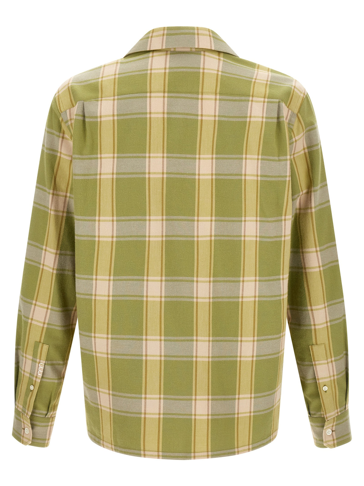 J.W.Anderson Men Green Check Shirt J.W. ANDERSON