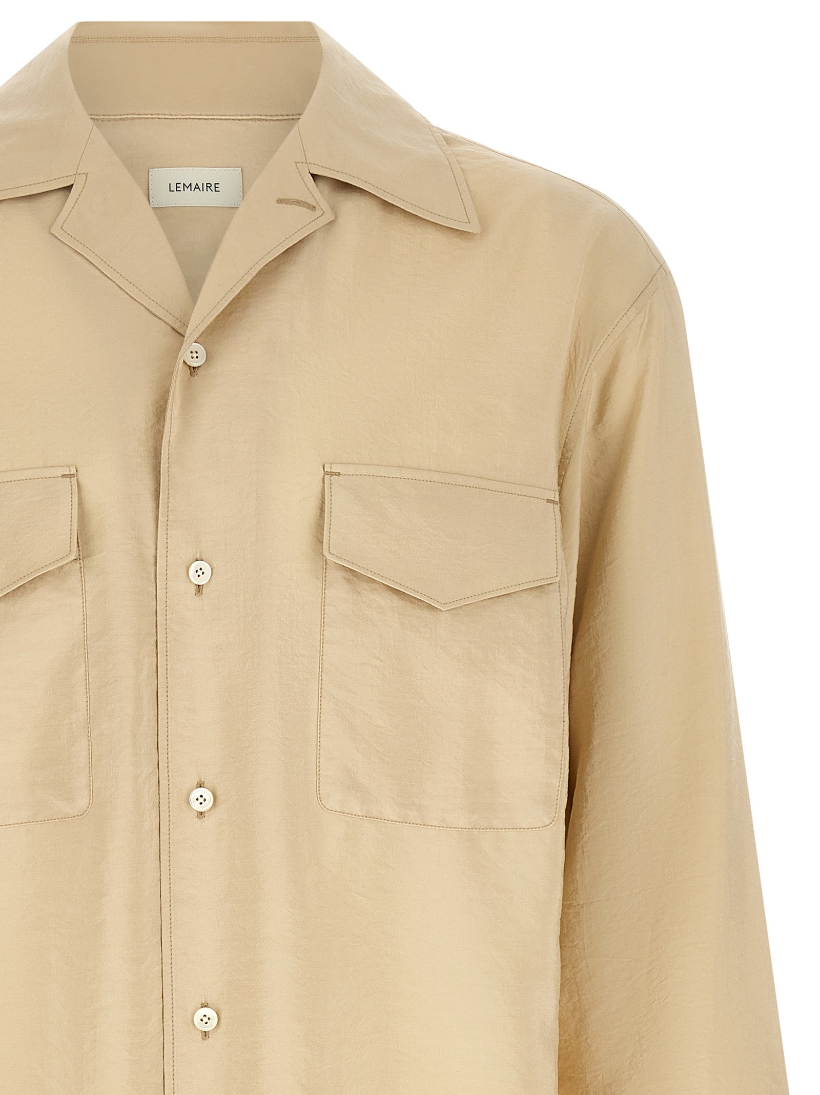 Lemaire Men Convertible Collar Shirt LEMAIRE