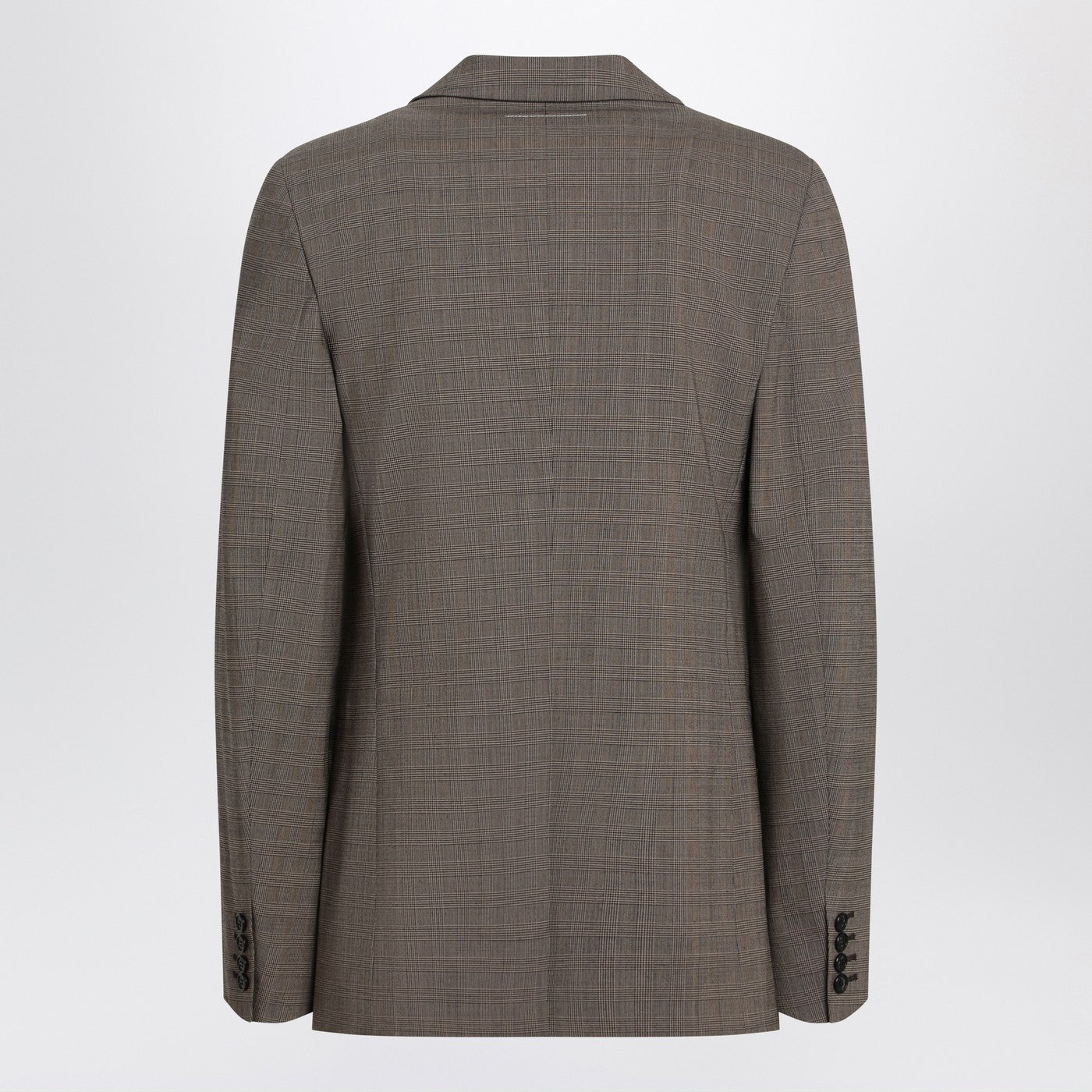 Mm6 Maison Margiela Single-Breasted Jacket Brown In Wool Blend Men MM6 MAISON MARGIELA