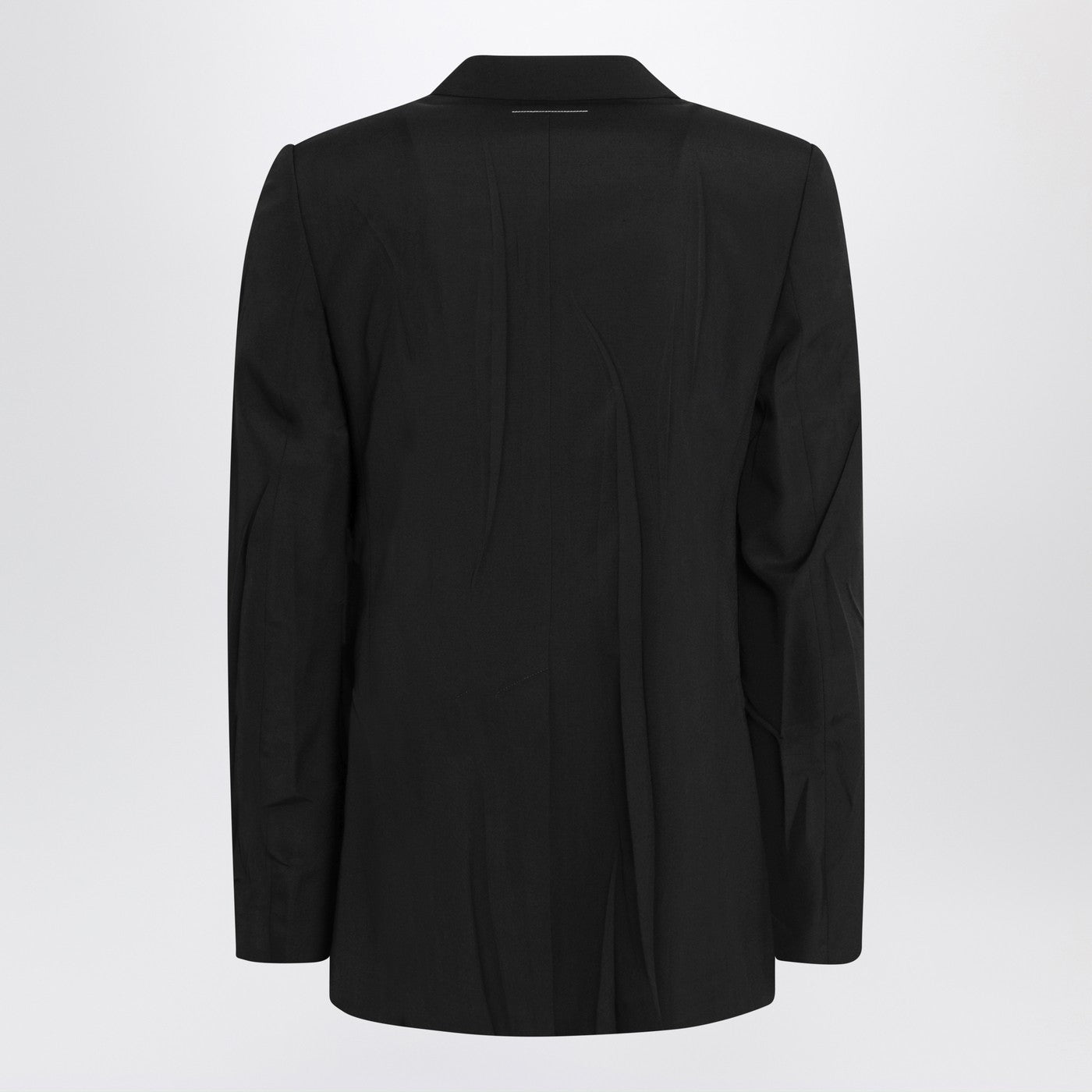 Mm6 Maison Margiela Black Wool-Blend Jacket Men MM6 MAISON MARGIELA