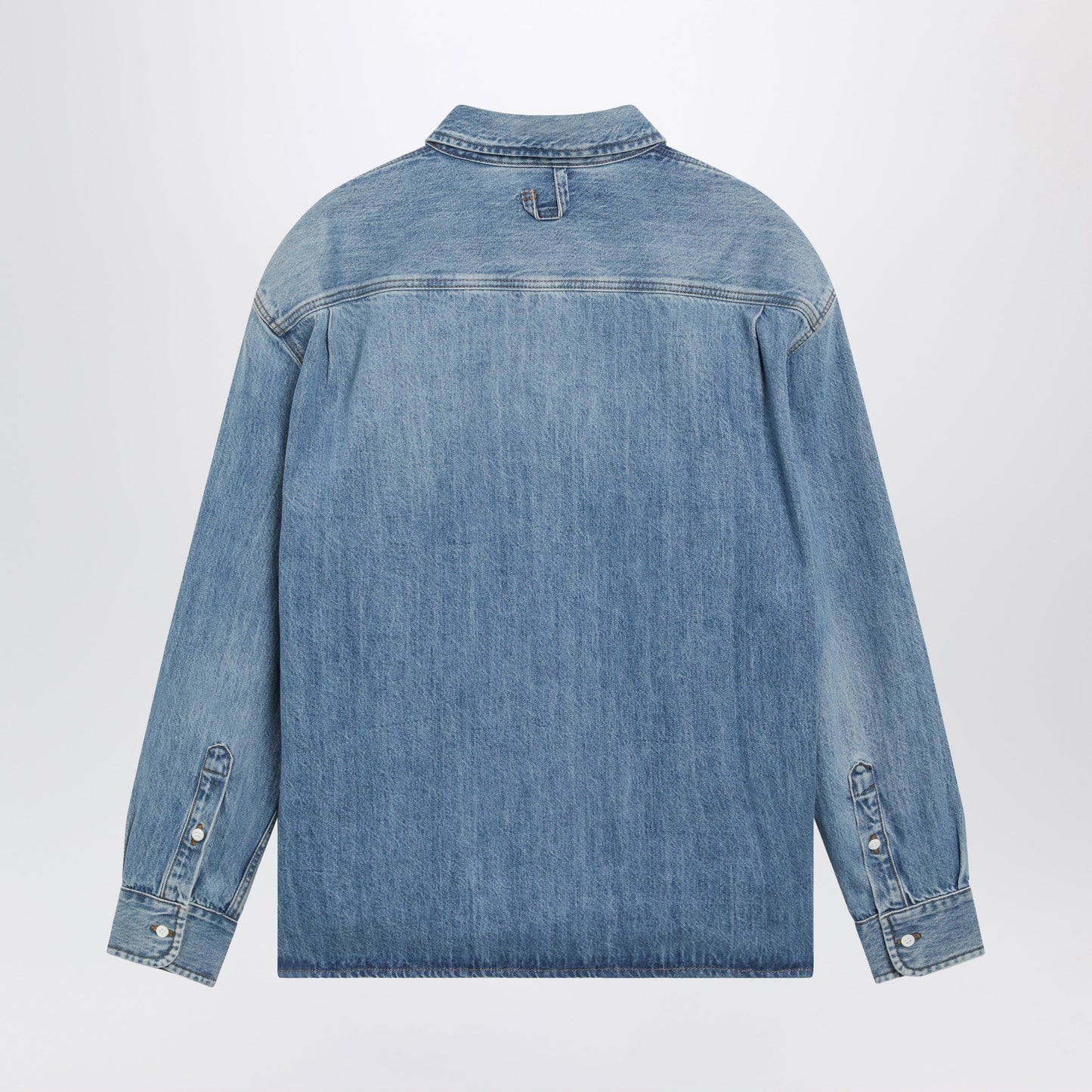Jacquemus Simon Blue De-Nã®Mes Denim Shirt Men JACQUEMUS