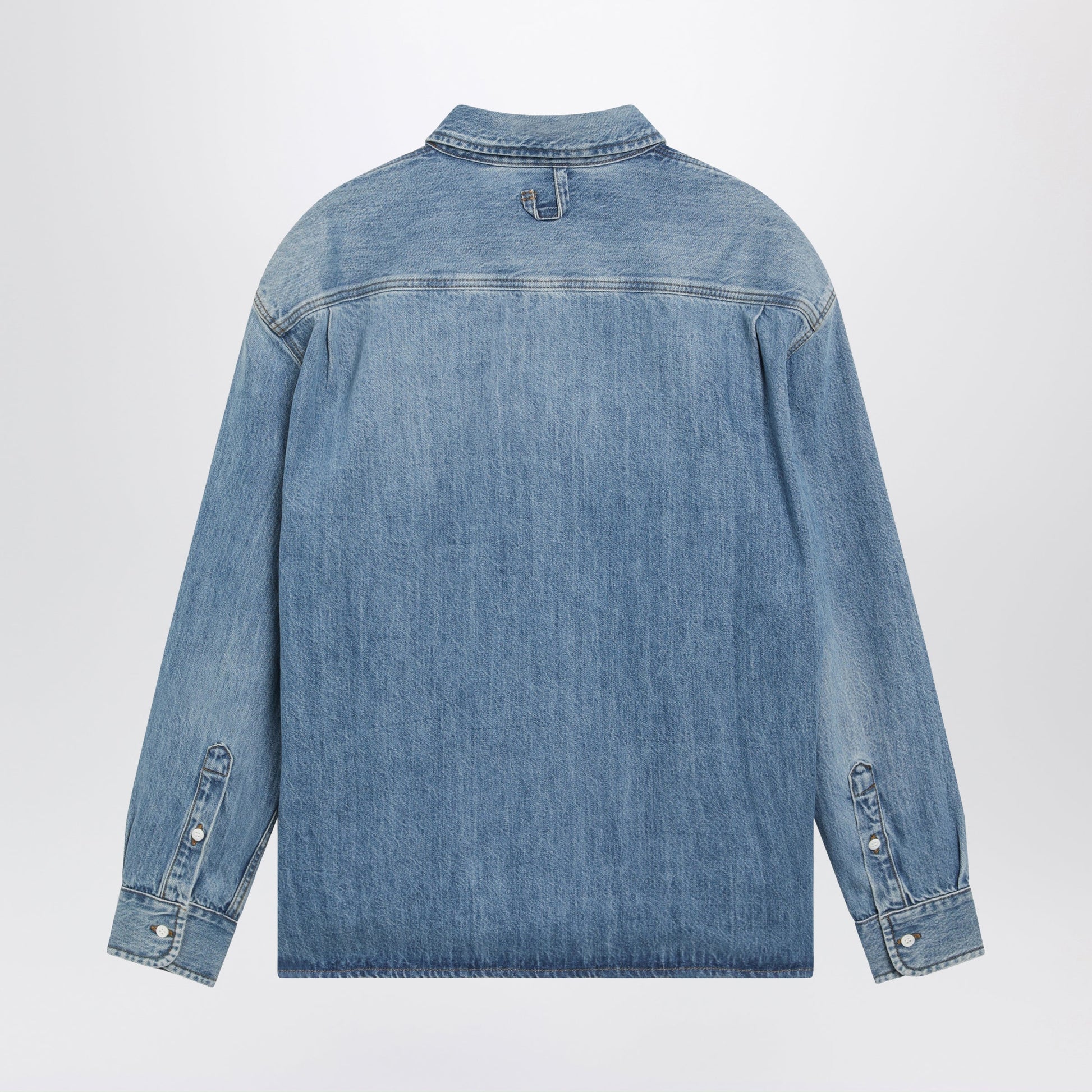 Jacquemus Simon Blue De-Nã®Mes Denim Shirt Men JACQUEMUS