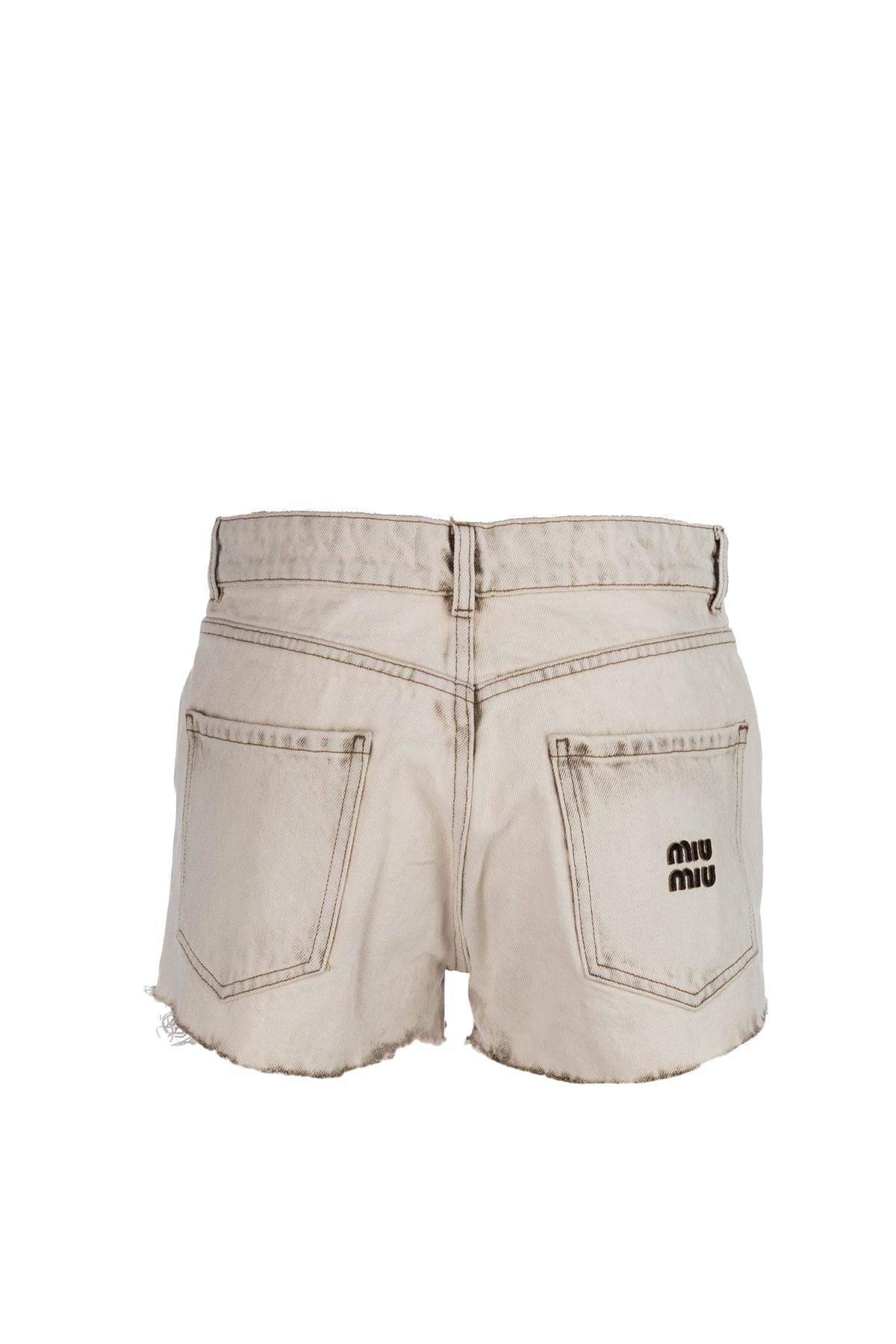 Miu Miu Woman Clothing Shorts MIU MIU