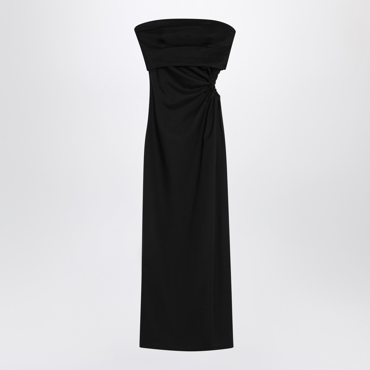 Max Mara Black Bustier Dress In Wool Blend Women MAX MARA