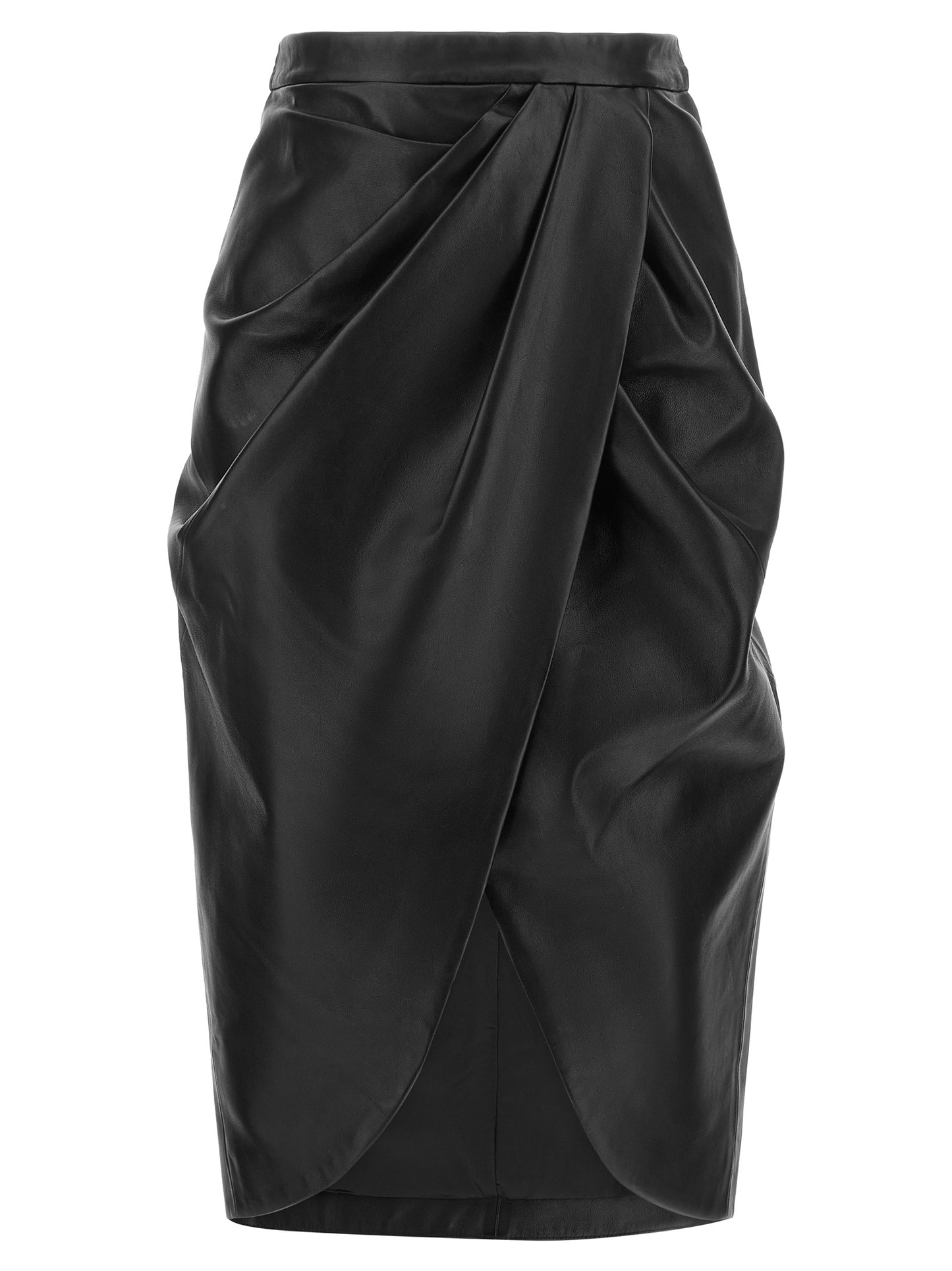 Balmain Women Leather Skirt BALMAIN
