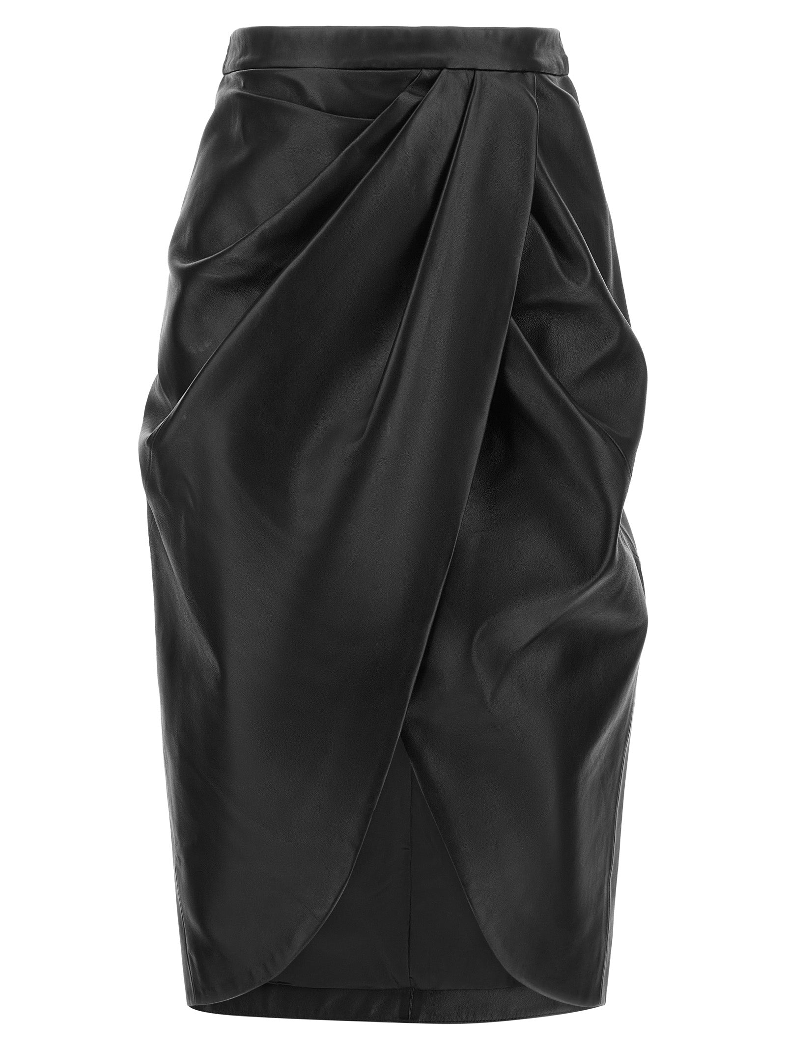 Balmain Women Leather Skirt BALMAIN