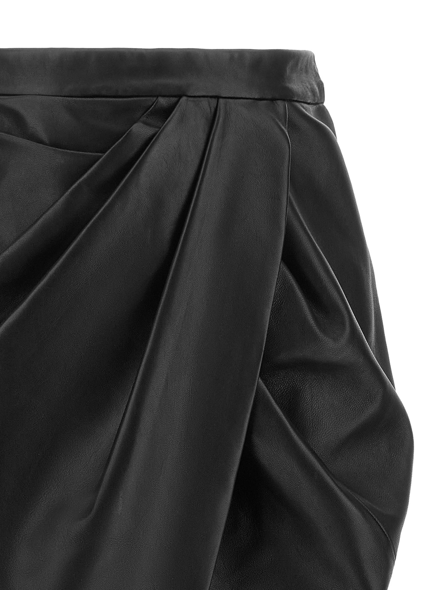 Balmain Women Leather Skirt BALMAIN