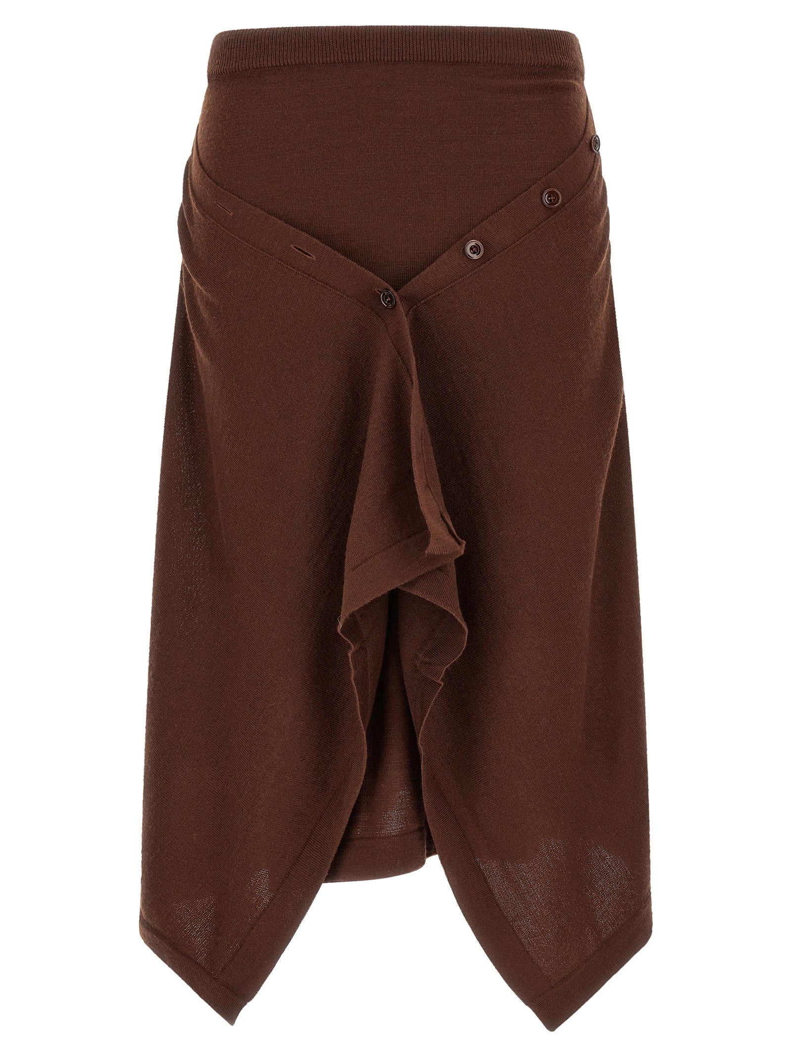 Lemaire Women Button Asymmetrical Skirt LEMAIRE