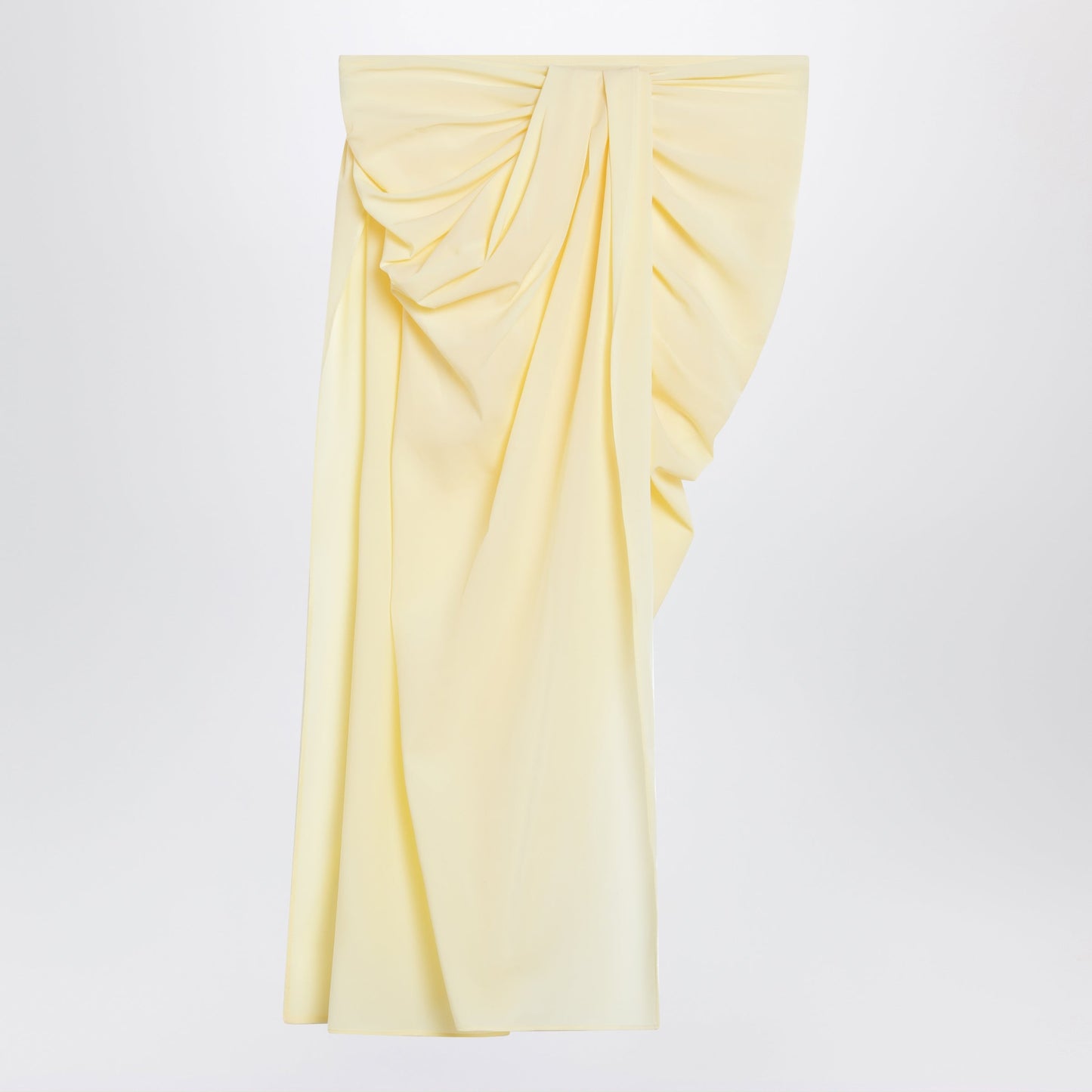 Jacquemus Light Yellow Asymmetric Pareo Skirt Women JACQUEMUS