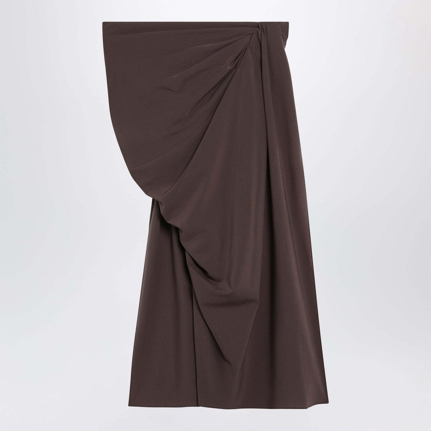 Jacquemus Brown Asymmetric Pareo Skirt Women JACQUEMUS