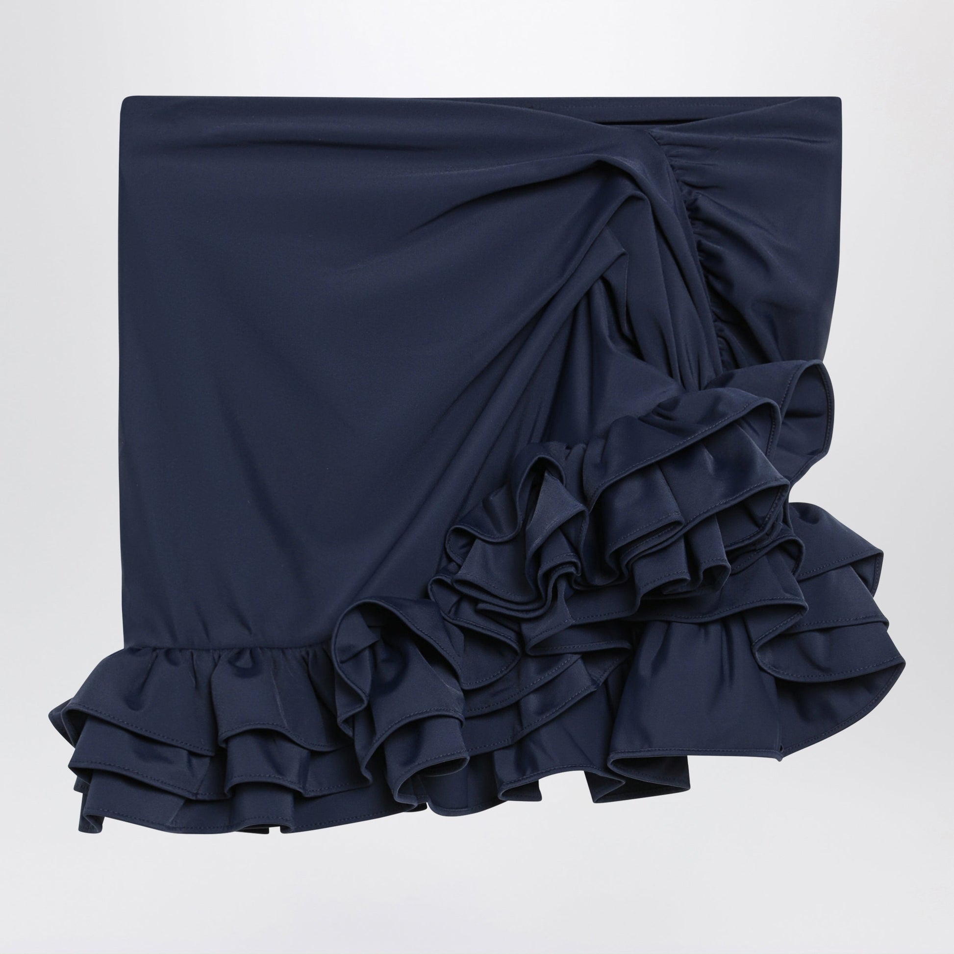 Jacquemus Playa Mini Skirt In Swimsuit Jersey Navy Women JACQUEMUS