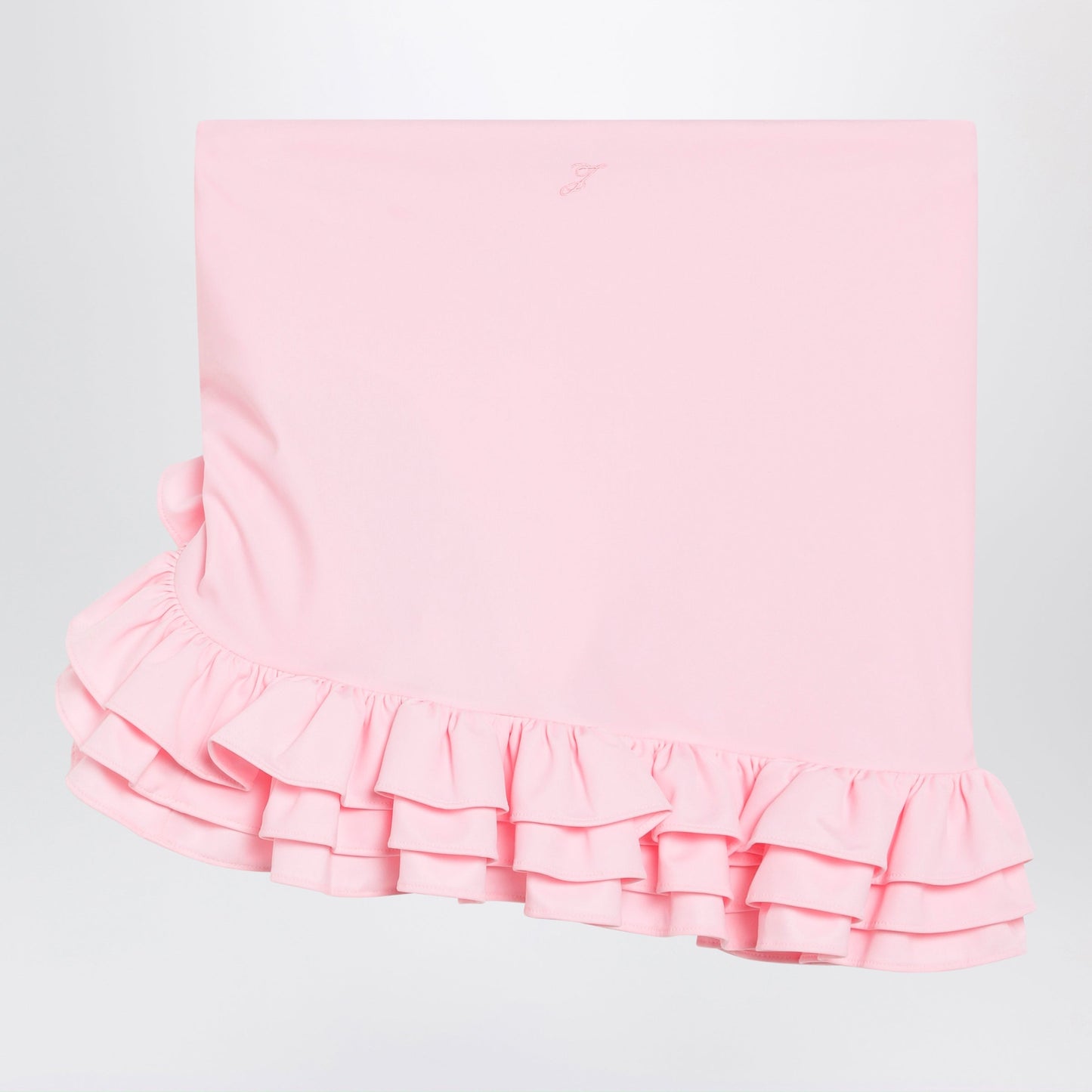 Jacquemus Pink Playa Mini Skirt With Ruffles Women JACQUEMUS