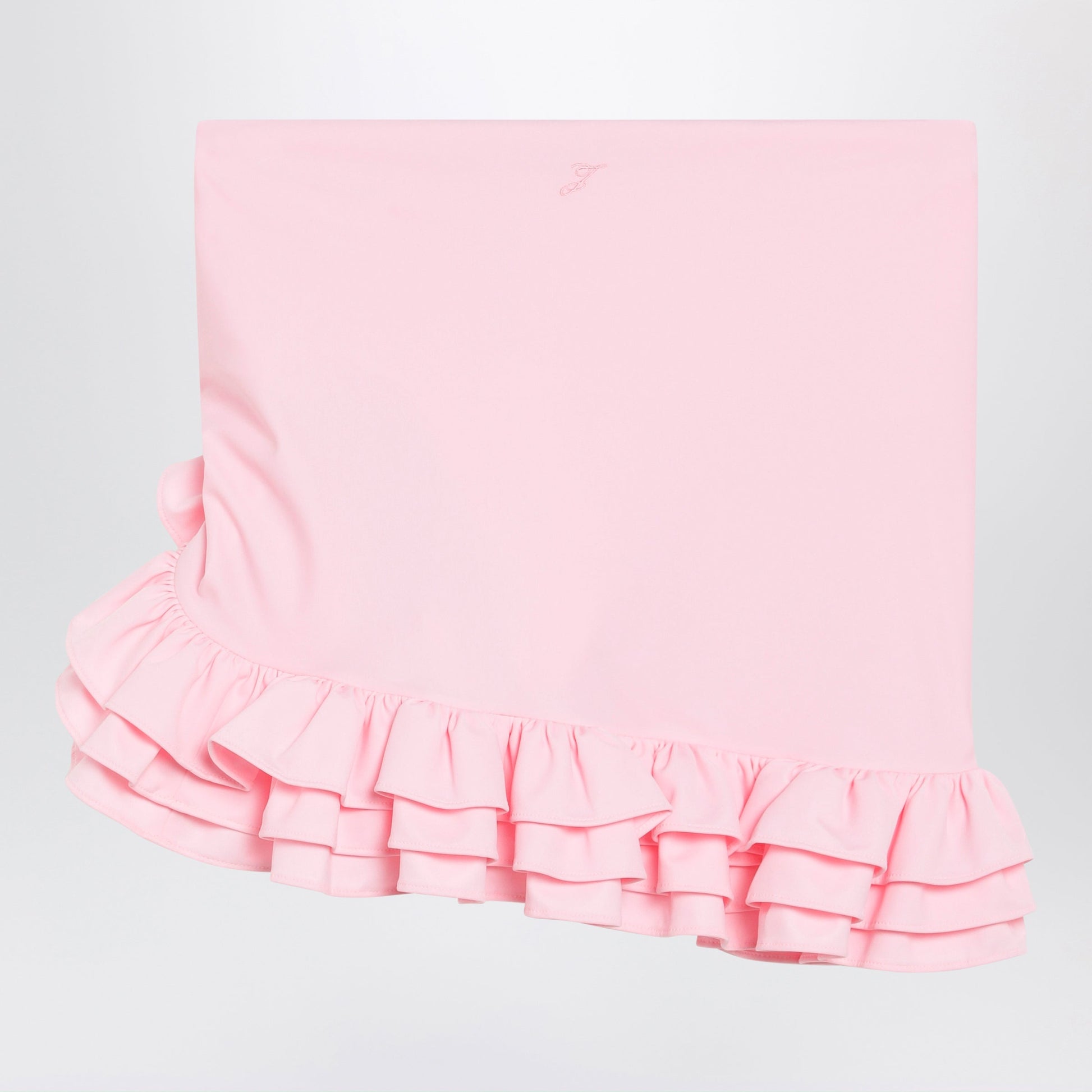 Jacquemus Pink Playa Mini Skirt With Ruffles Women JACQUEMUS