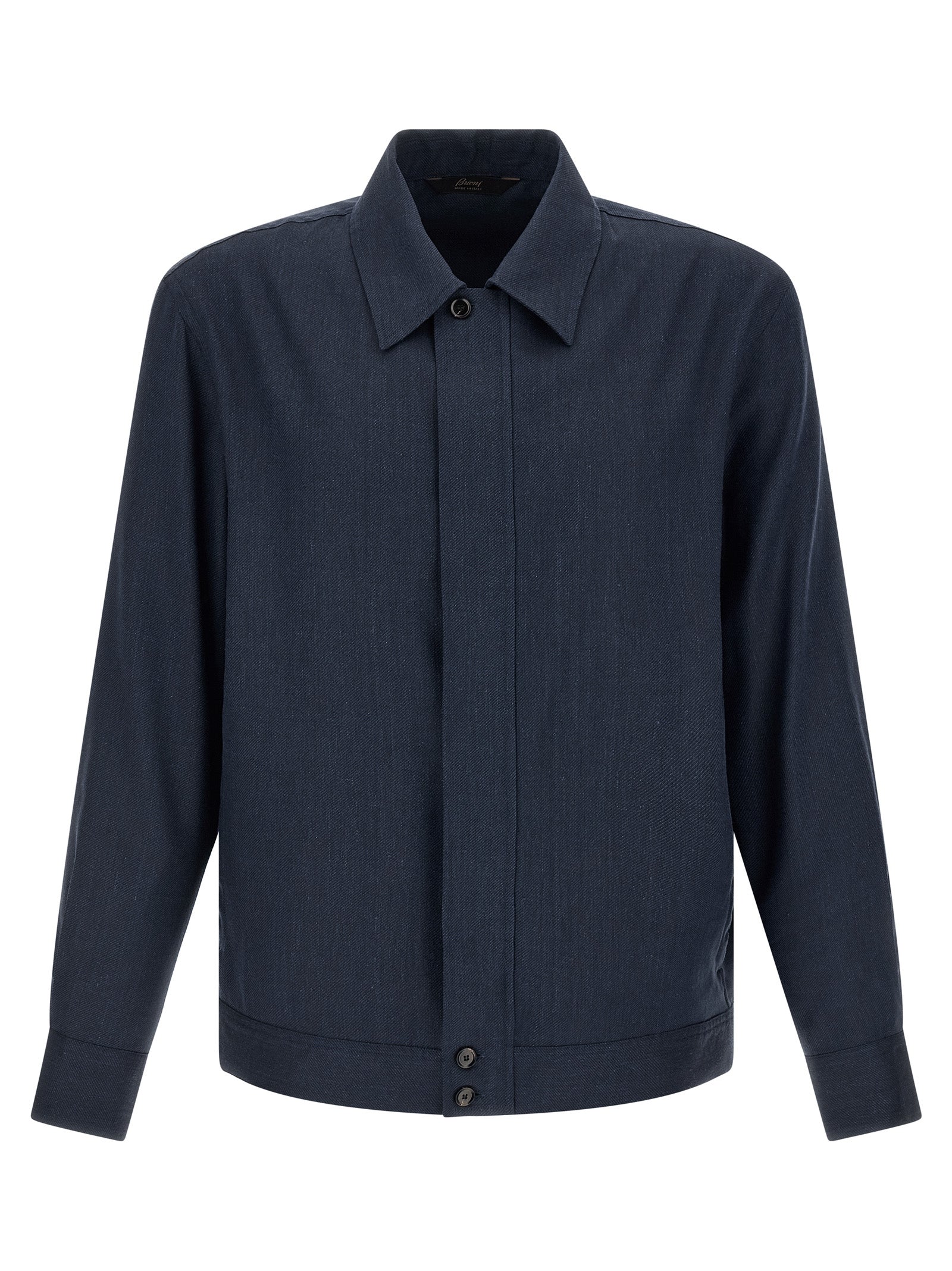 Brioni Men Linen Wool Blouson BRIONI