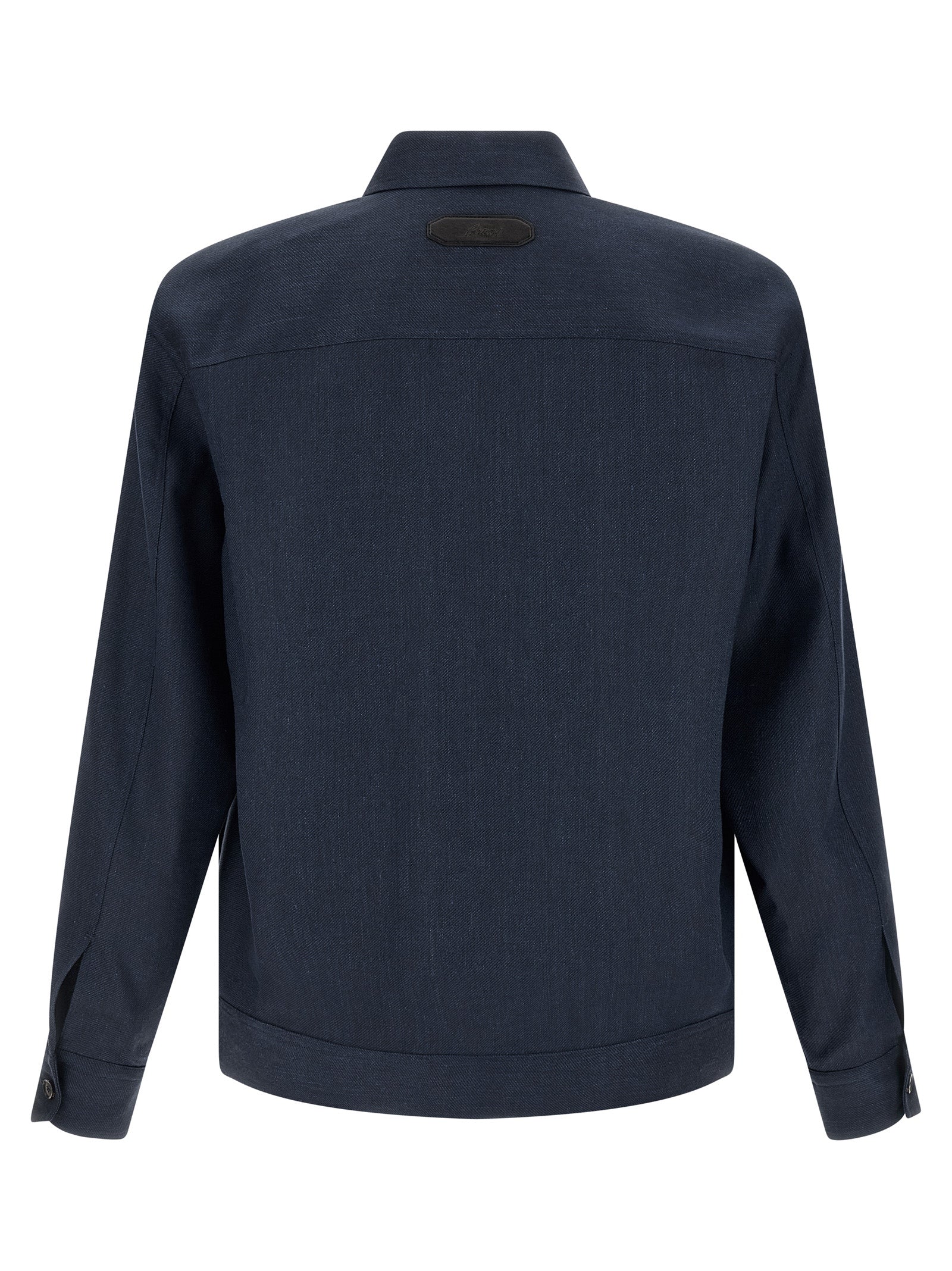 Brioni Men Linen Wool Blouson BRIONI