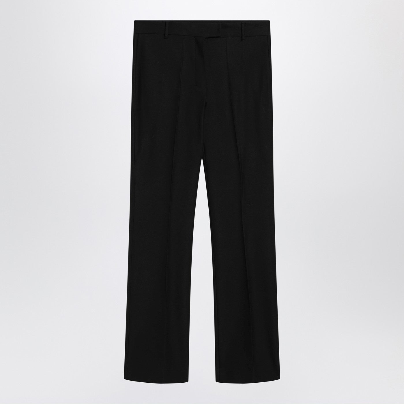 'S Max Mara Black Cotton-Blend Trousers Women S MAX MARA