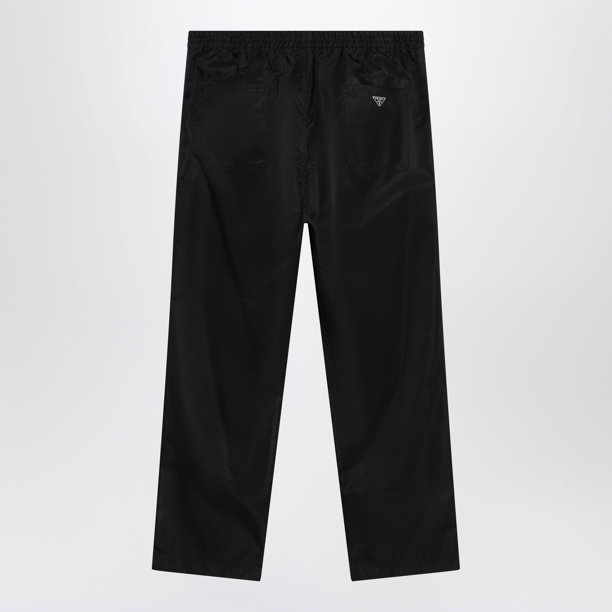 Prada Trousers In Black Re-Nylon Men PRADA