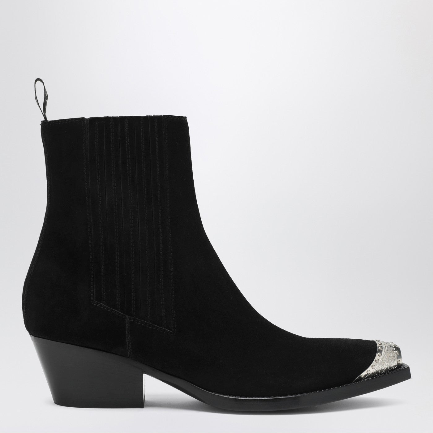 Sartore Black Suede Wax Ankle Boot Women Sartore