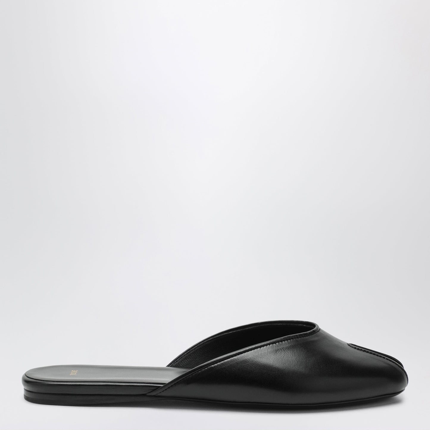 Jude Date Low Sabot In Black Leather Women Jude