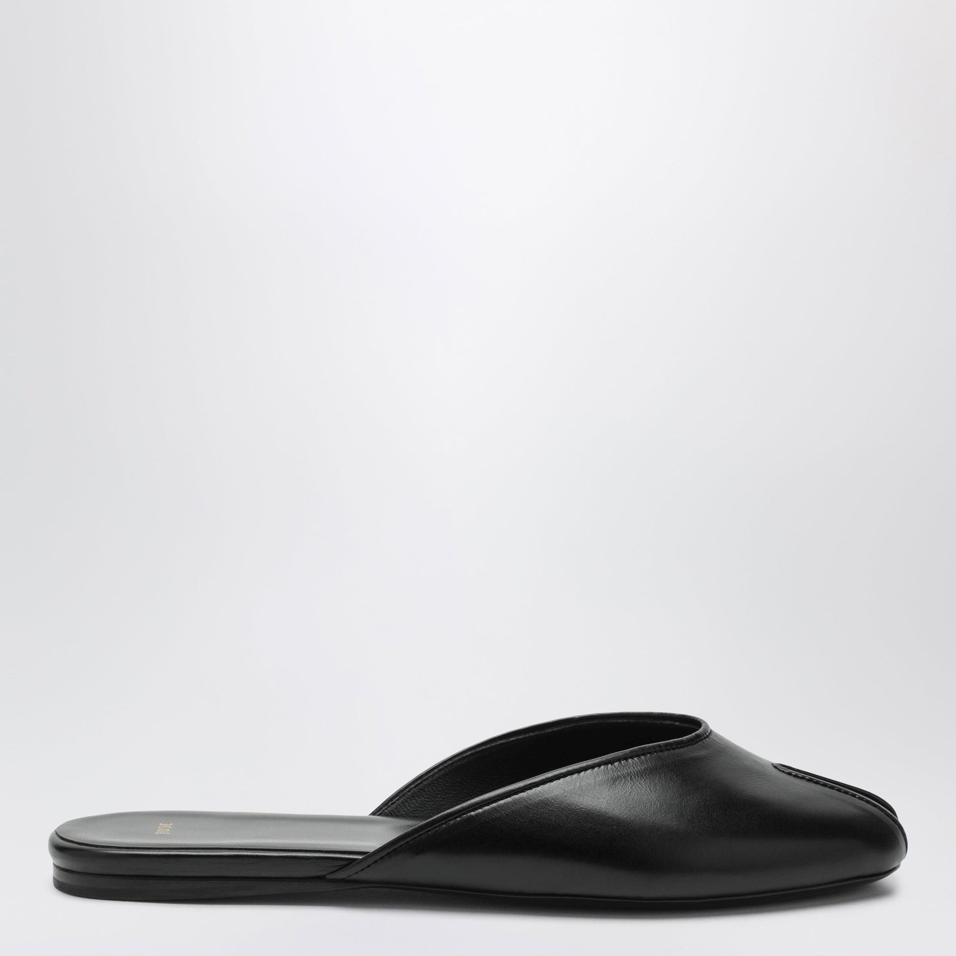 Jude Date Low Sabot In Black Leather Women Jude