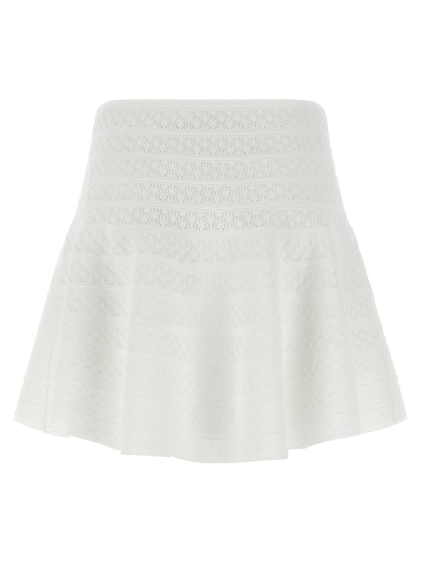 Self Portrait Women 'Pointelle Knit' Mini Skirt SELF-PORTRAIT