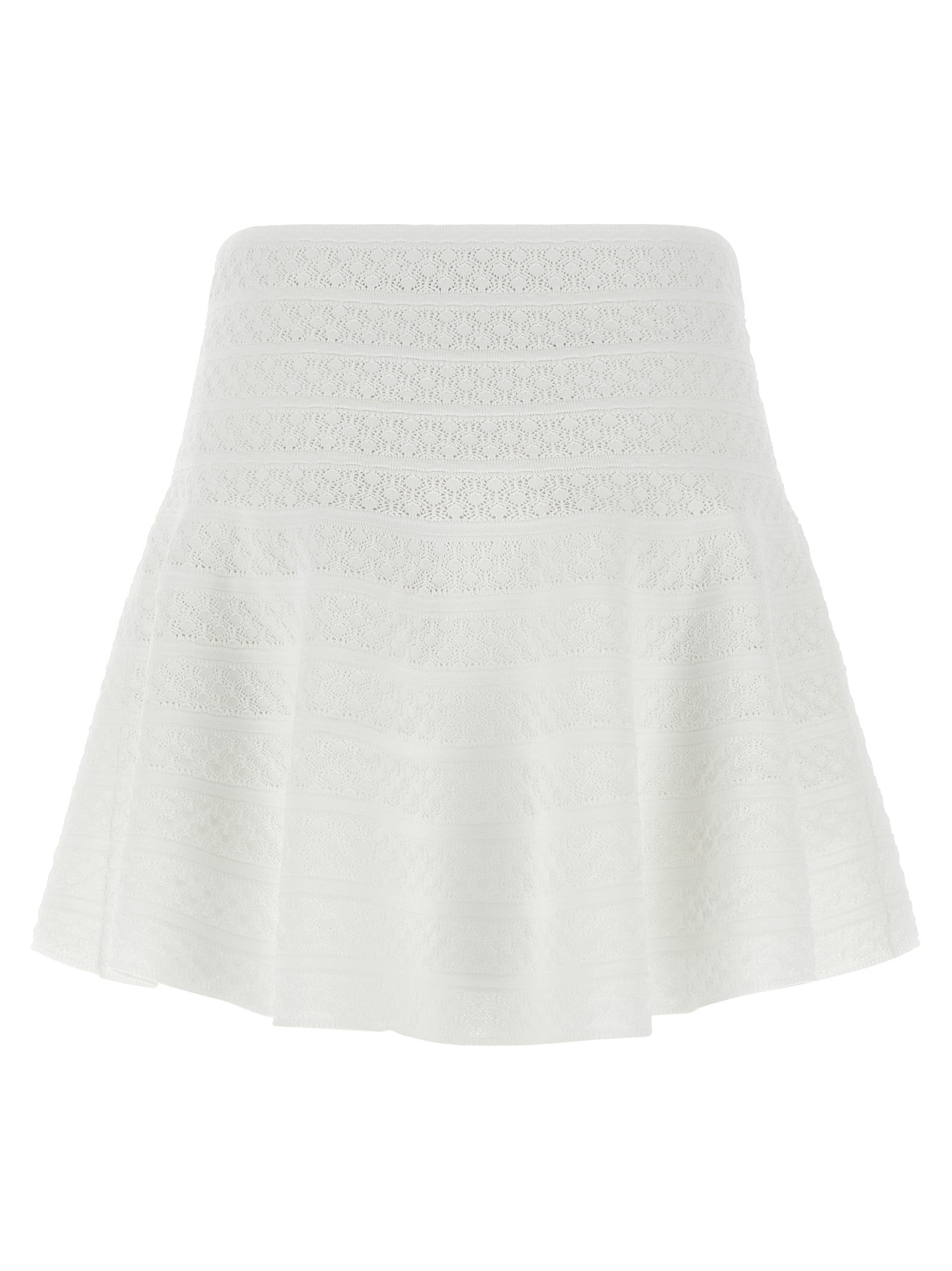 Self Portrait Women 'Pointelle Knit' Mini Skirt SELF-PORTRAIT
