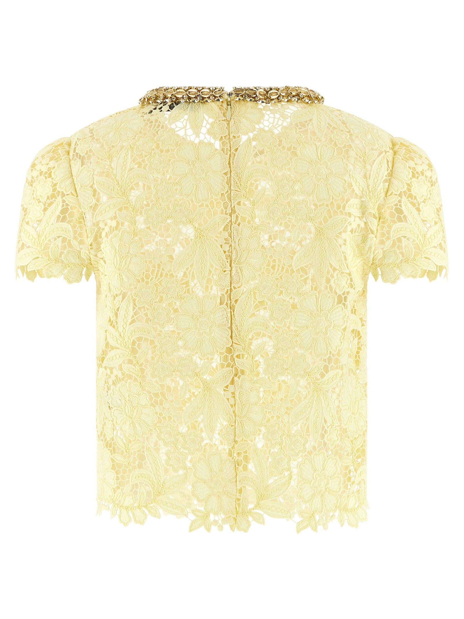 Self Portrait Women 'Yellow Lace' Top SELF-PORTRAIT