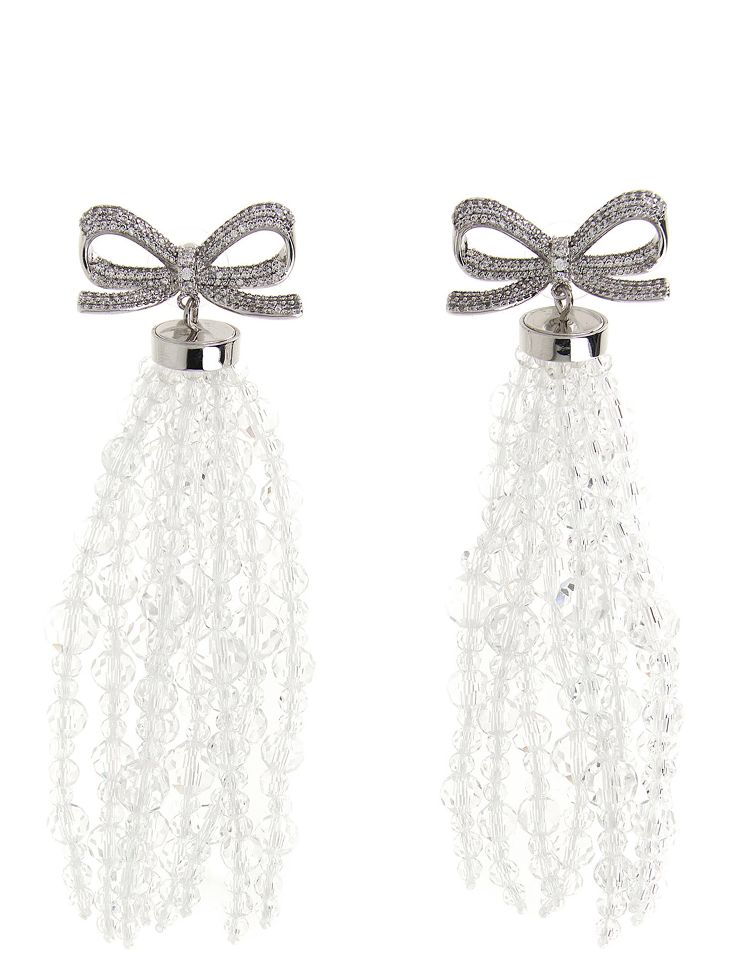 Self Portrait Women 'Bow Beaded Waterfall' Earrings SELF-PORTRAIT