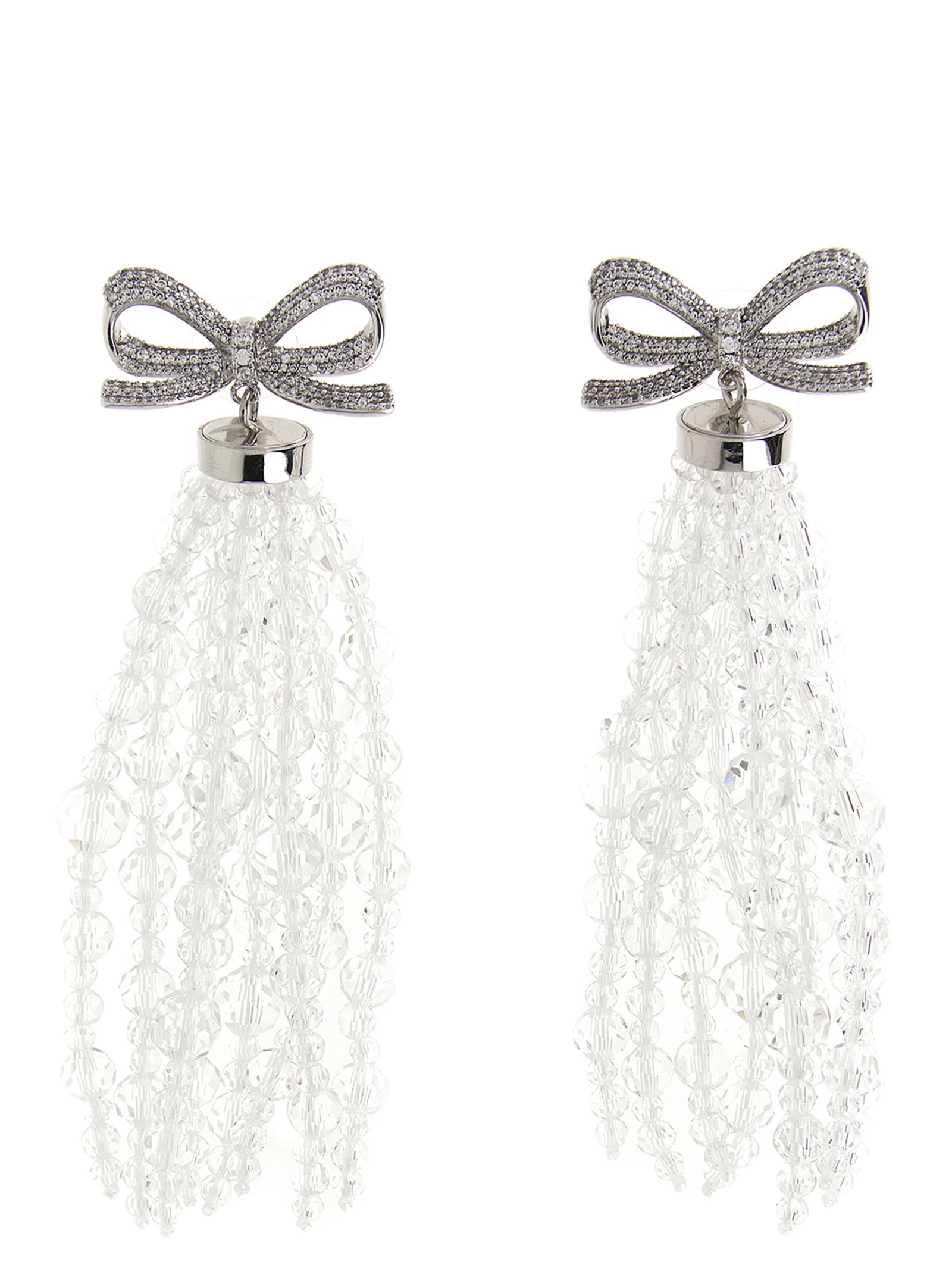 Self Portrait Women 'Bow Beaded Waterfall' Earrings SELF-PORTRAIT