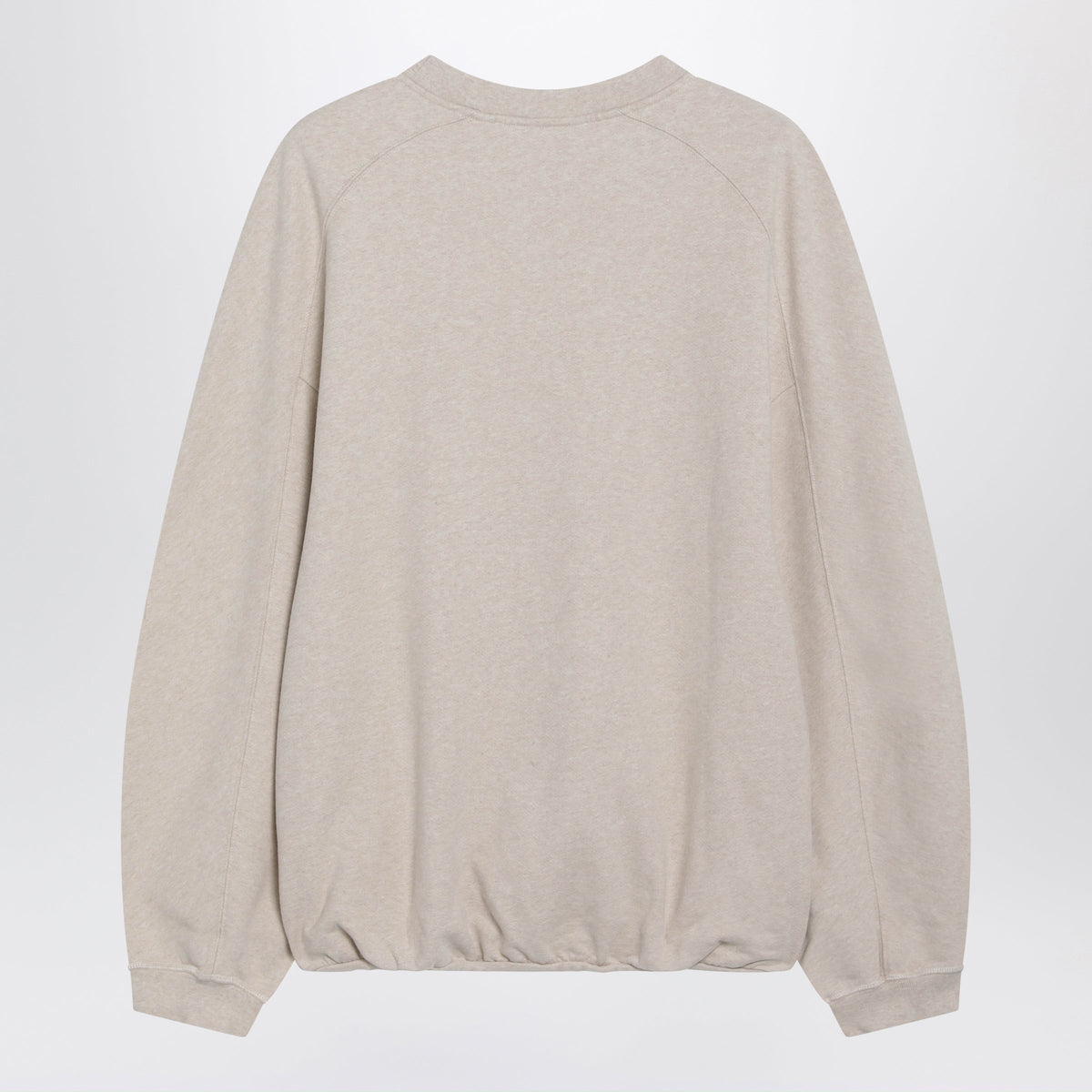 Jacquemus Beige Gros Grain Cotton Sweatshirt Women JACQUEMUS