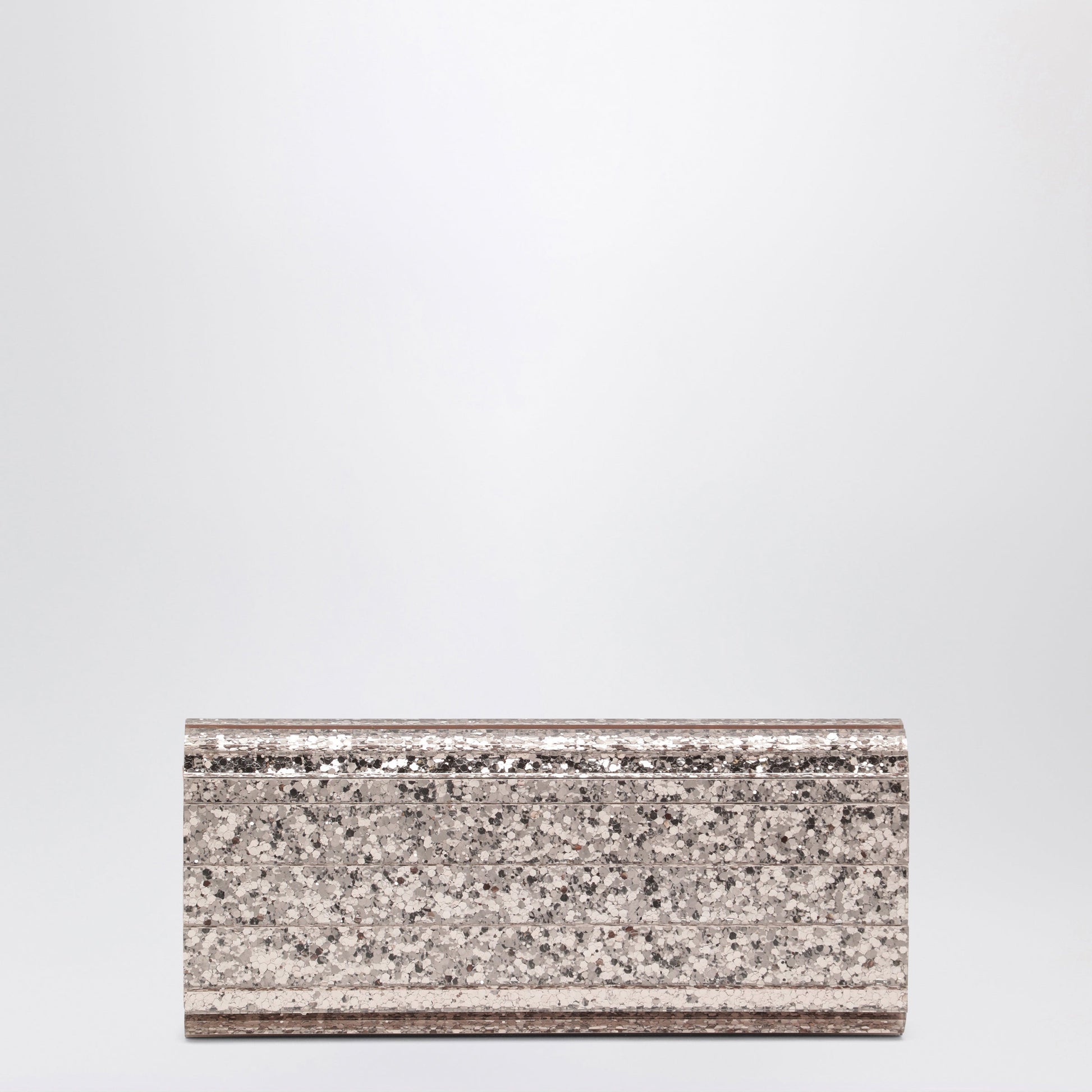 Jimmy Choo Pink Sweetie Glitter Fabric Clutch Women JIMMY CHOO