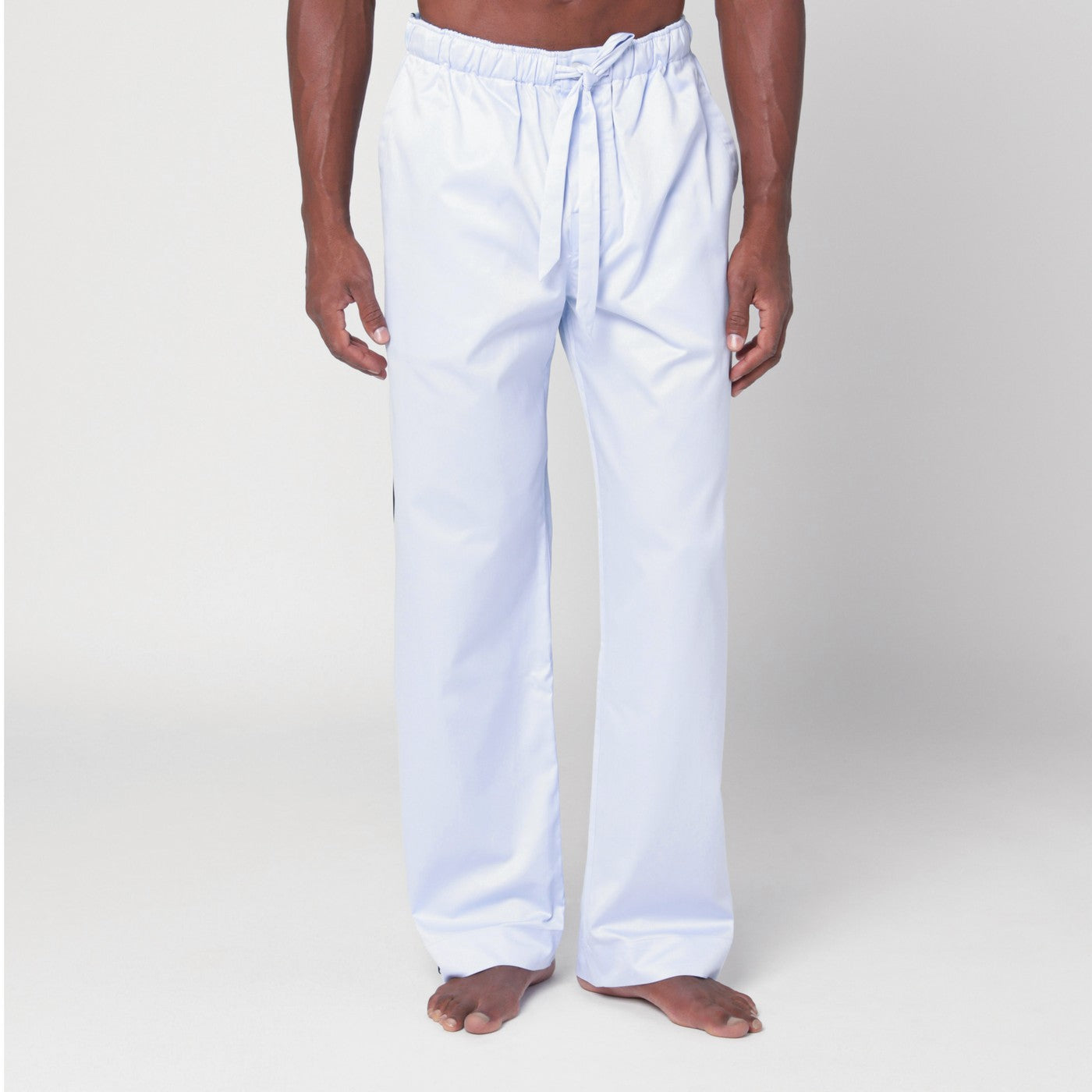 Tekla Light Blue Pyjama Trousers Men Tekla