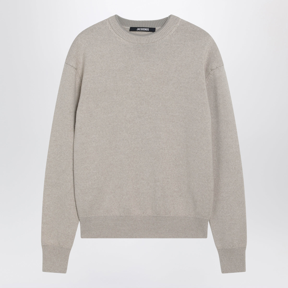 Jacquemus Moulin Sweater In Light Beige Merino Wool Women JACQUEMUS