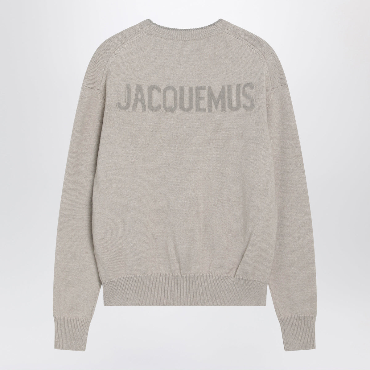 Jacquemus Moulin Sweater In Light Beige Merino Wool Women JACQUEMUS