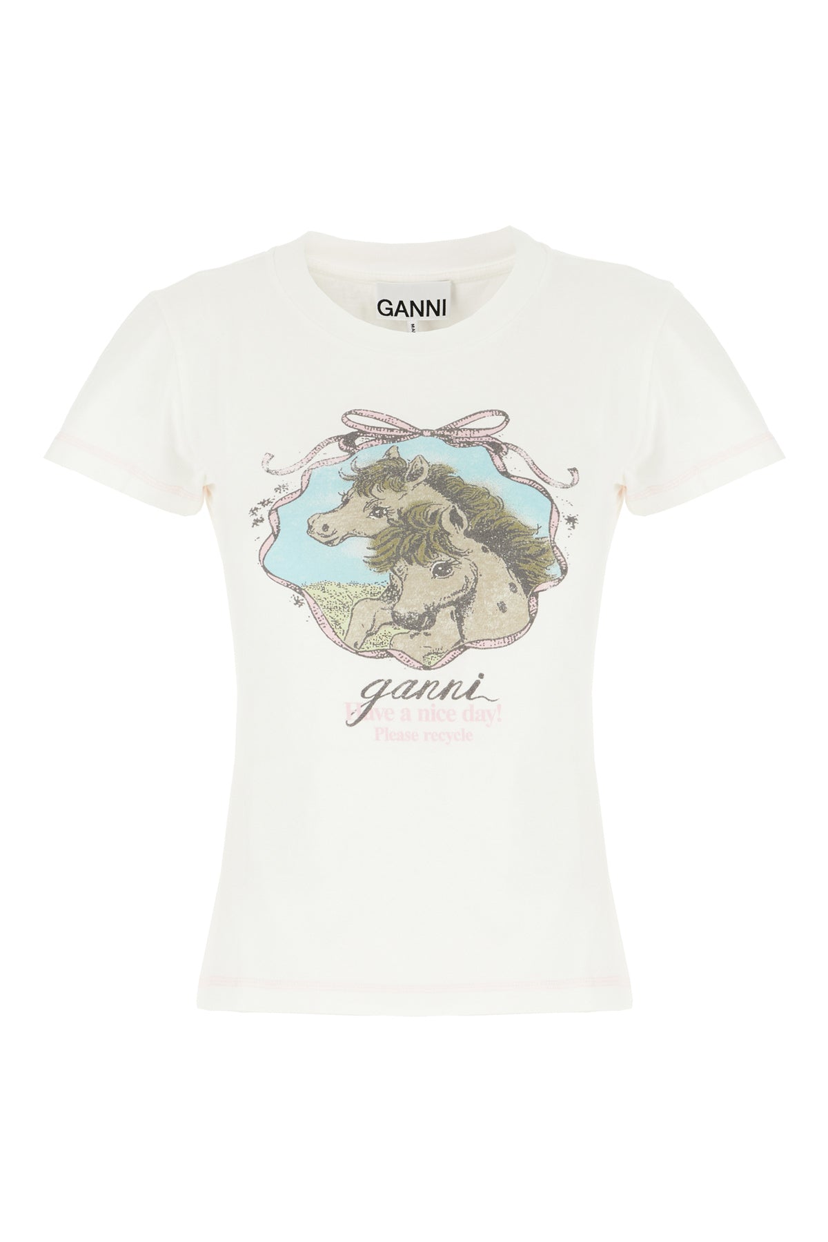 Ganni Woman Clothing T-Shirt GANNI