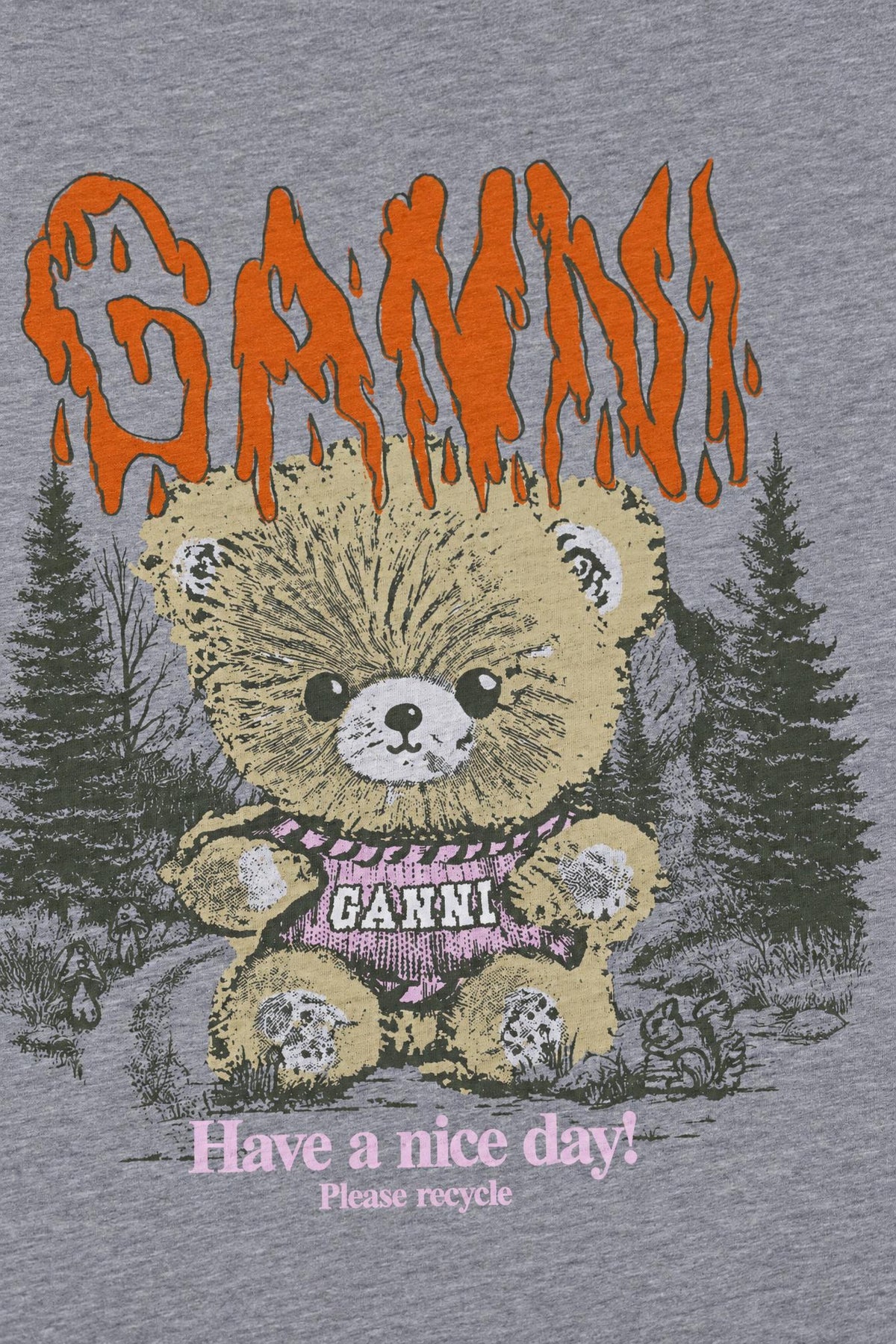 Ganni Woman Clothing T-Shirt GANNI