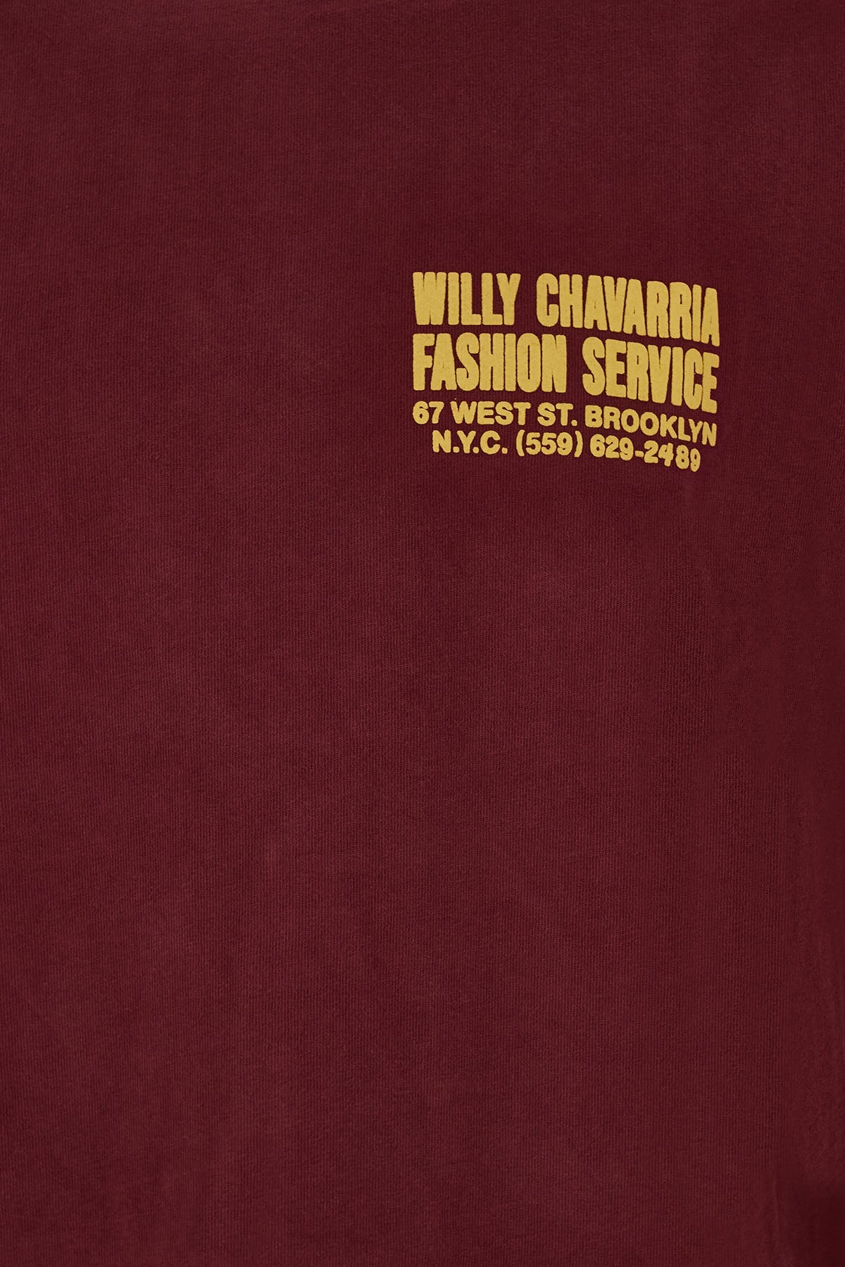 Willy Chavarria Man Clothing T-Shirt WILLY CHAVARRIA