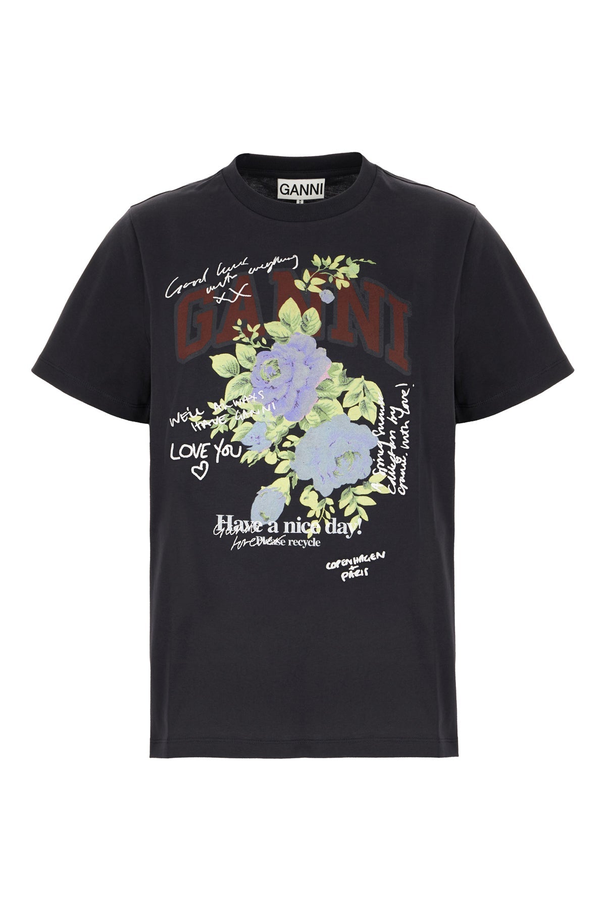 Ganni Woman Clothing T-Shirt GANNI